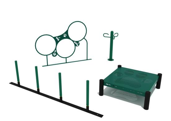 Playground Equipment Pup Perks Bundle SKU PDP019