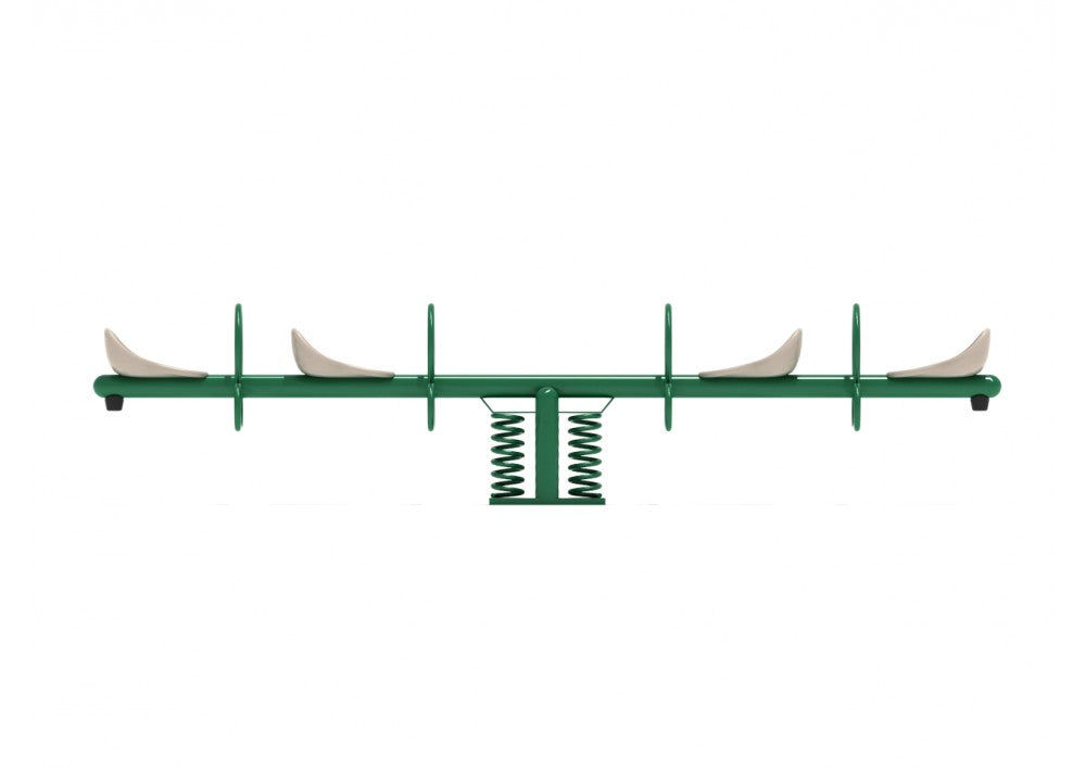 Playground Equipment Rockwell Teeter Quad SKU PFB010