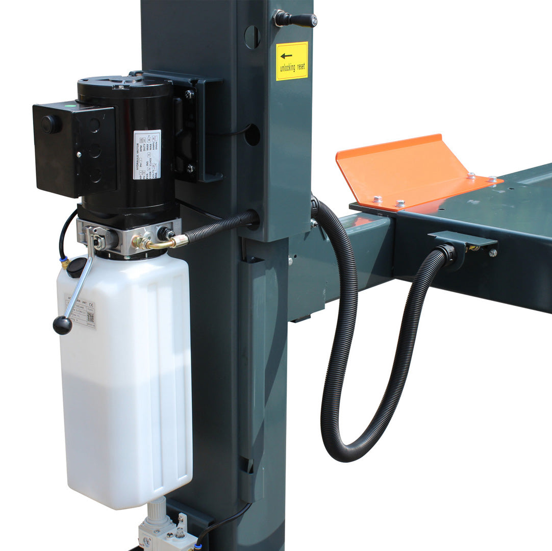 Stratus 4 Post 14,000 lbs Alignment Lift, Pneumatic Safety Lock Release, 220V SKU SAE-414A