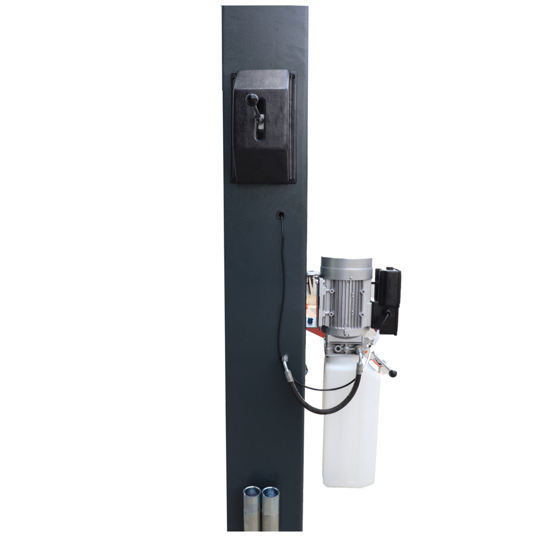 Stratus 2 Post 10,000 lbs Pro Clear Floor Car Lift, ETL Certified Power Unit, A/Symmetric 2-in-1, Direct Drive, Single Point Manual Release SKU SAE-C10P