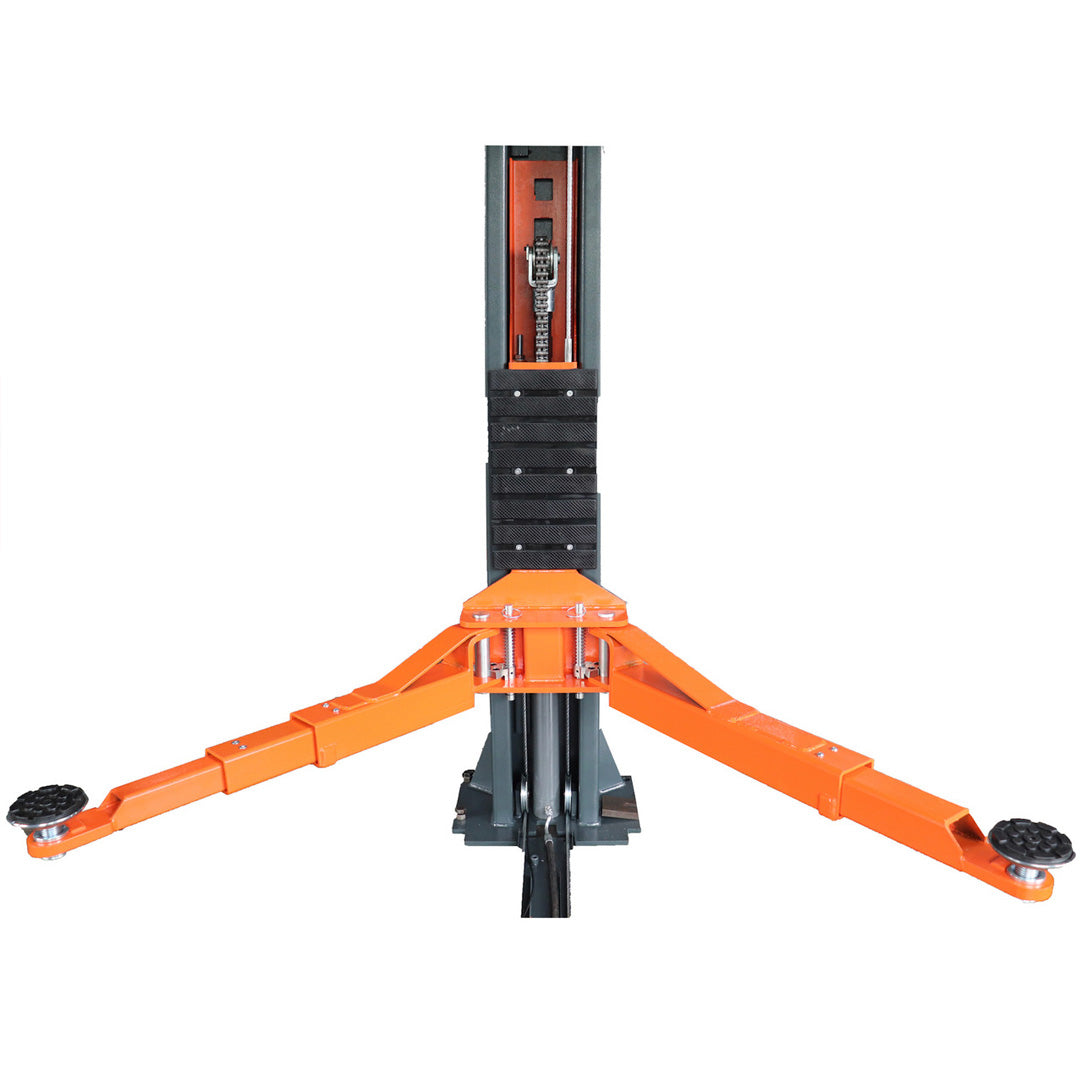 Stratus 2 Post 10,000 lbs Pro Floor Plate Car Lift, ETL Certified Power Unit, Single Point Manual Safety Lock Release SKU SAE-F10P