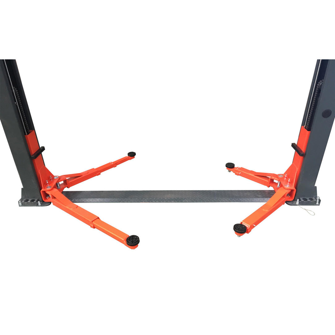 Stratus 2 Post 10,000 lbs Floor Plate Car Lift, Single Point Manual Safety Lock Release SKU SAE-F10S