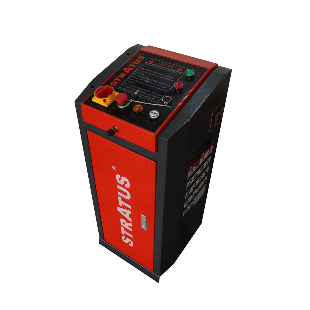 Stratus Portable Open Center 10000 lbs Mid Rise Scissor Lift, Extra Wide Extra Tall, Pneumatic Release SKU SAE-MS10000P