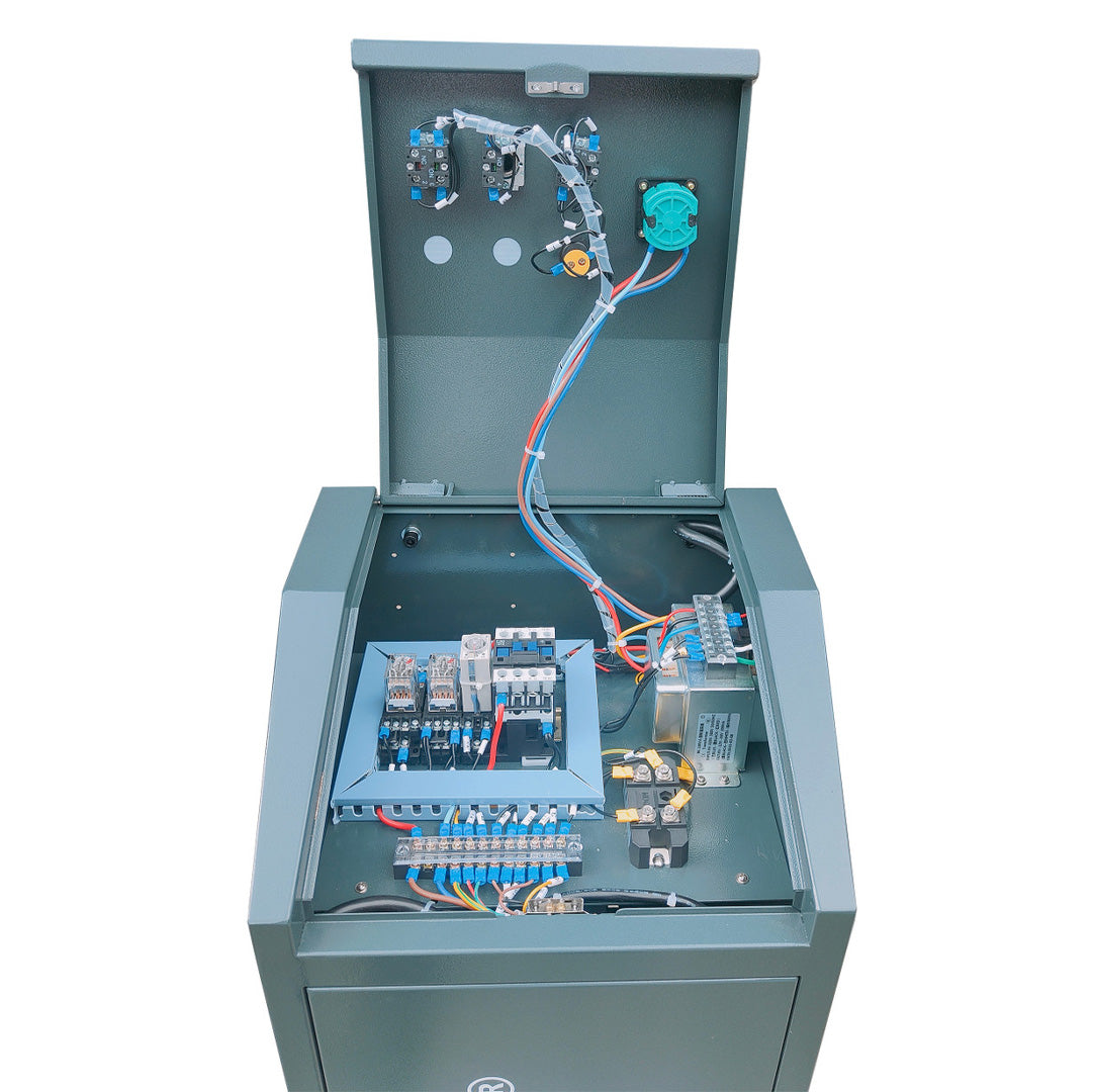 Stratus Extra Wide, Tall Portable Open Center, 9000 lbs Mid Rise Scissor Lift, ETL Certified Power Unit, PLC Control, SKU SAE-MS9000XT