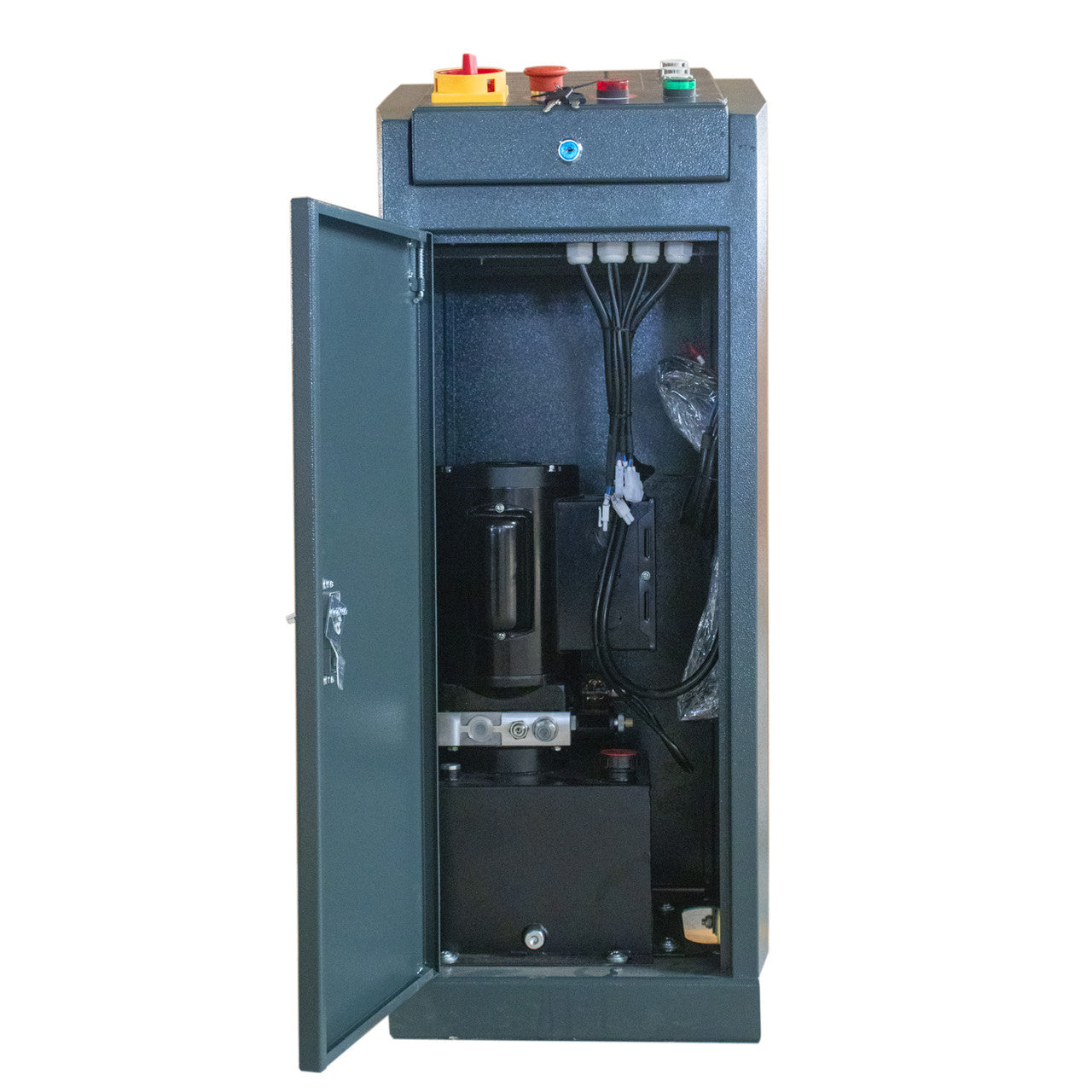 Stratus Portable Open Center 9000 lbs Mid Rise Scissor Lift, Extra Wide, Electrical Release G3 SKU SAE-MS9000X