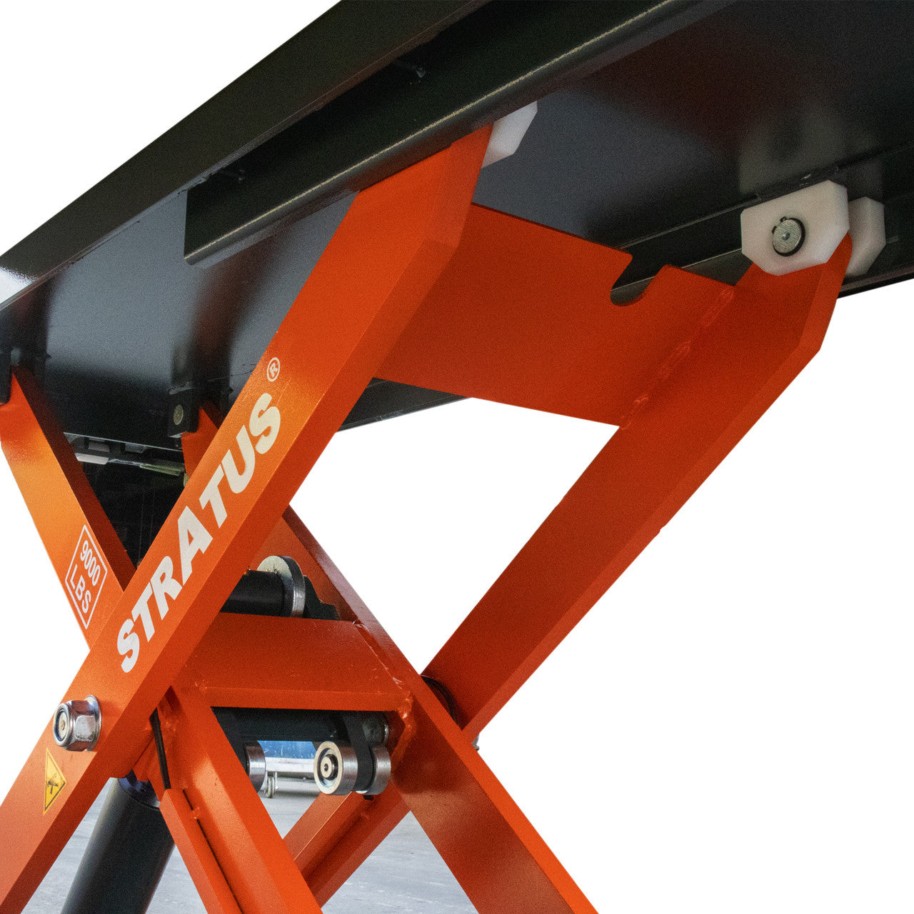 Stratus Portable Open Center 9000 lbs Mid Rise Scissor Lift, Extra Wide, Electrical Release G3 SKU SAE-MS9000X