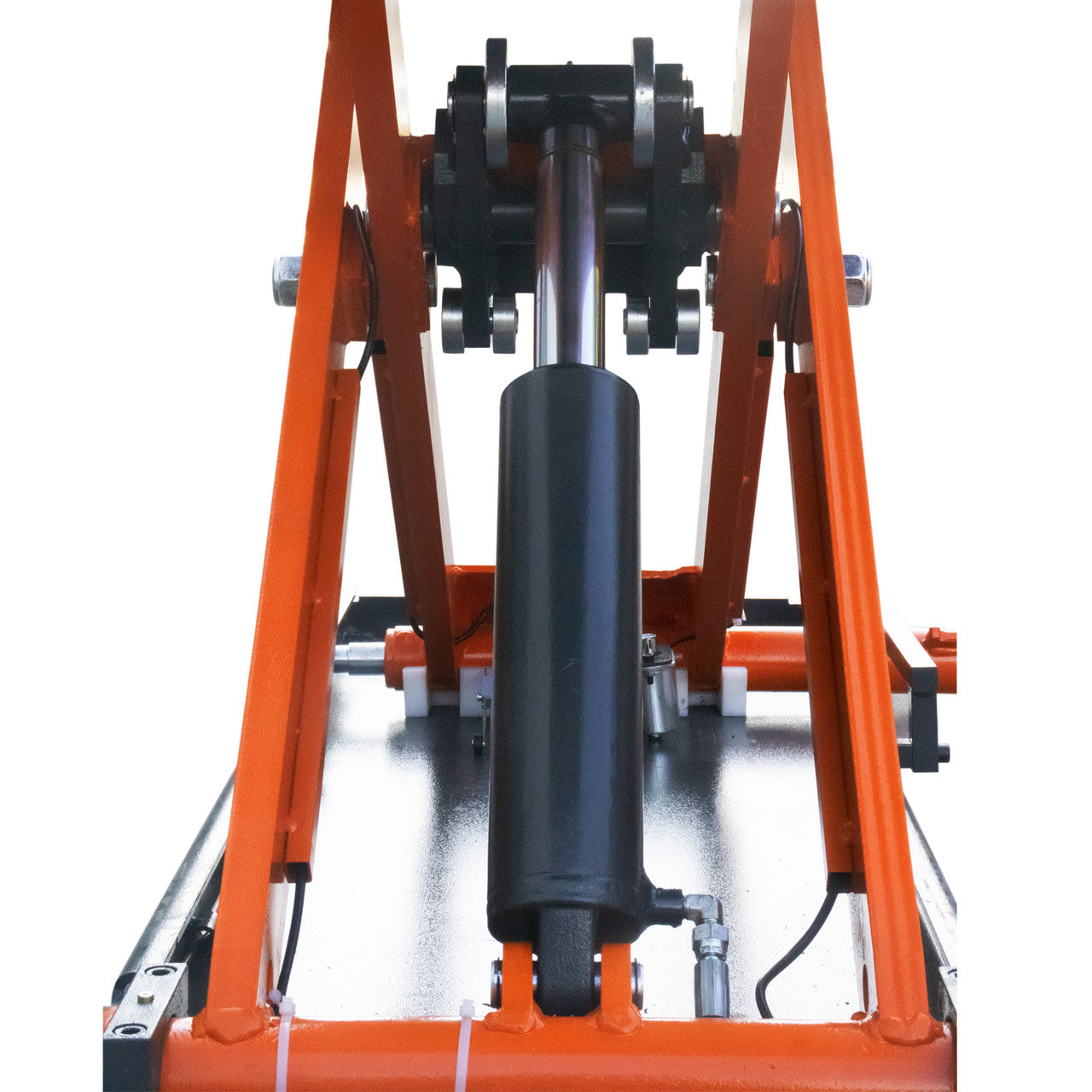 Stratus Portable Open Center 9000 lbs Mid Rise Scissor Lift, Extra Wide, Electrical Release G3 SKU SAE-MS9000X