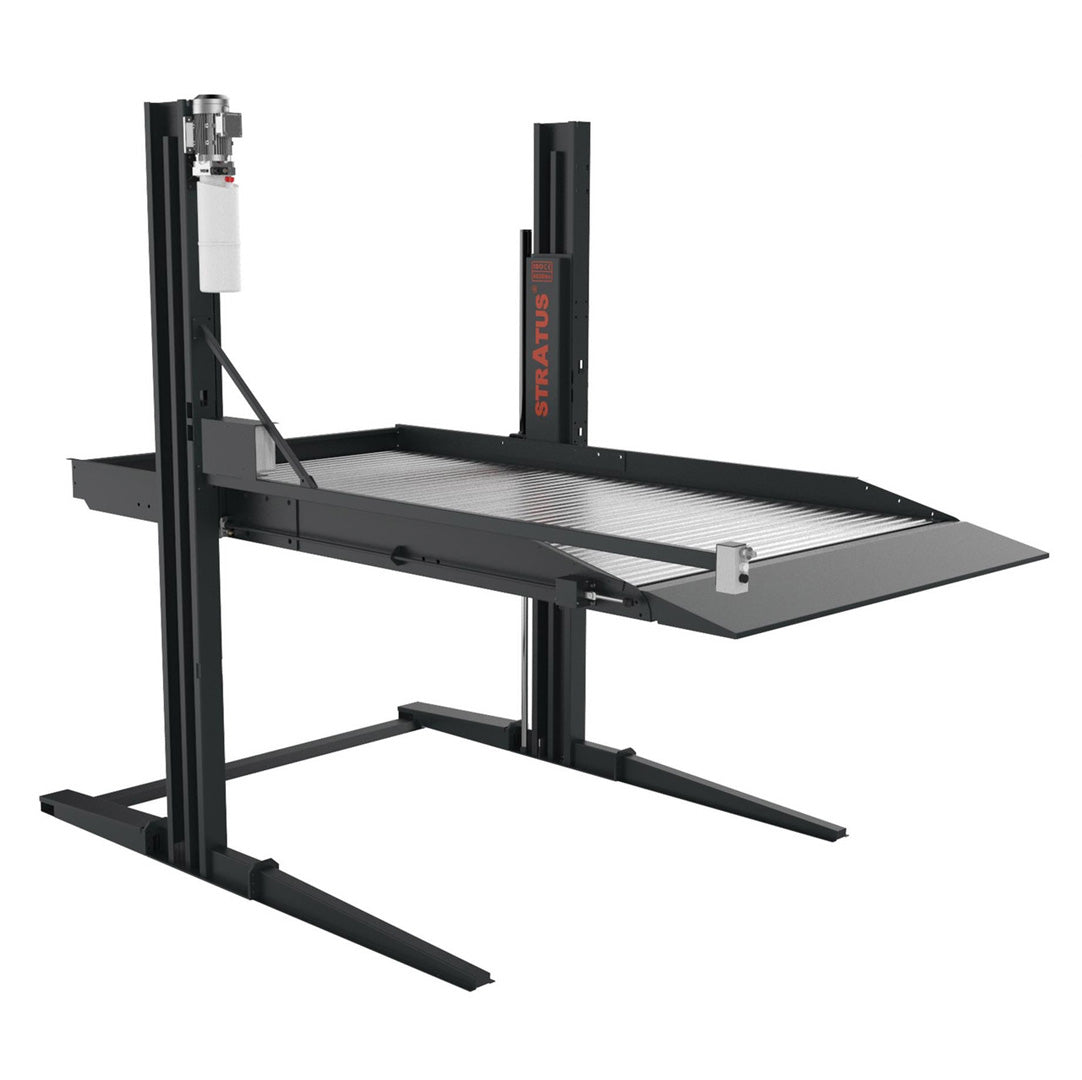 Stratus 2 Post 7,000 lbs Parking Lift, Electrical Safety Lock Release SKU SAE-P27