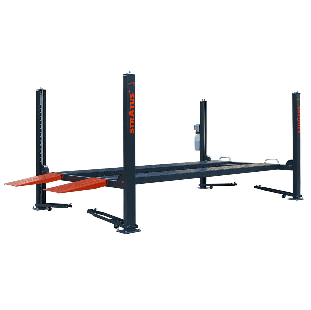 Stratus 4 Post 10,000 lbs Parking Lift Manual Release SKU SAE-P410