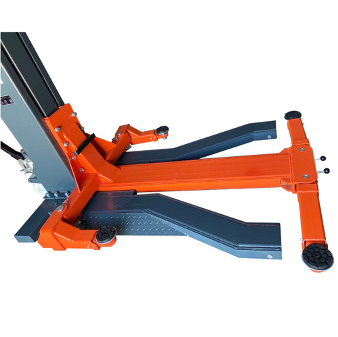 Stratus Single Post 6,600 lbs Mobile Lift, Manual Safety Lock Release SKU SAE-S66M