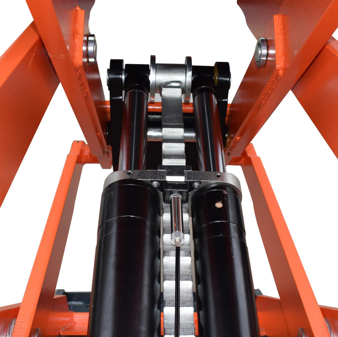 Stratus On Ground Low Profile Full Rise Scissor Lift, 9000 lbs, 220V, Pneumatic Release, Commercial Grade G3 SKU SAE-UT9000