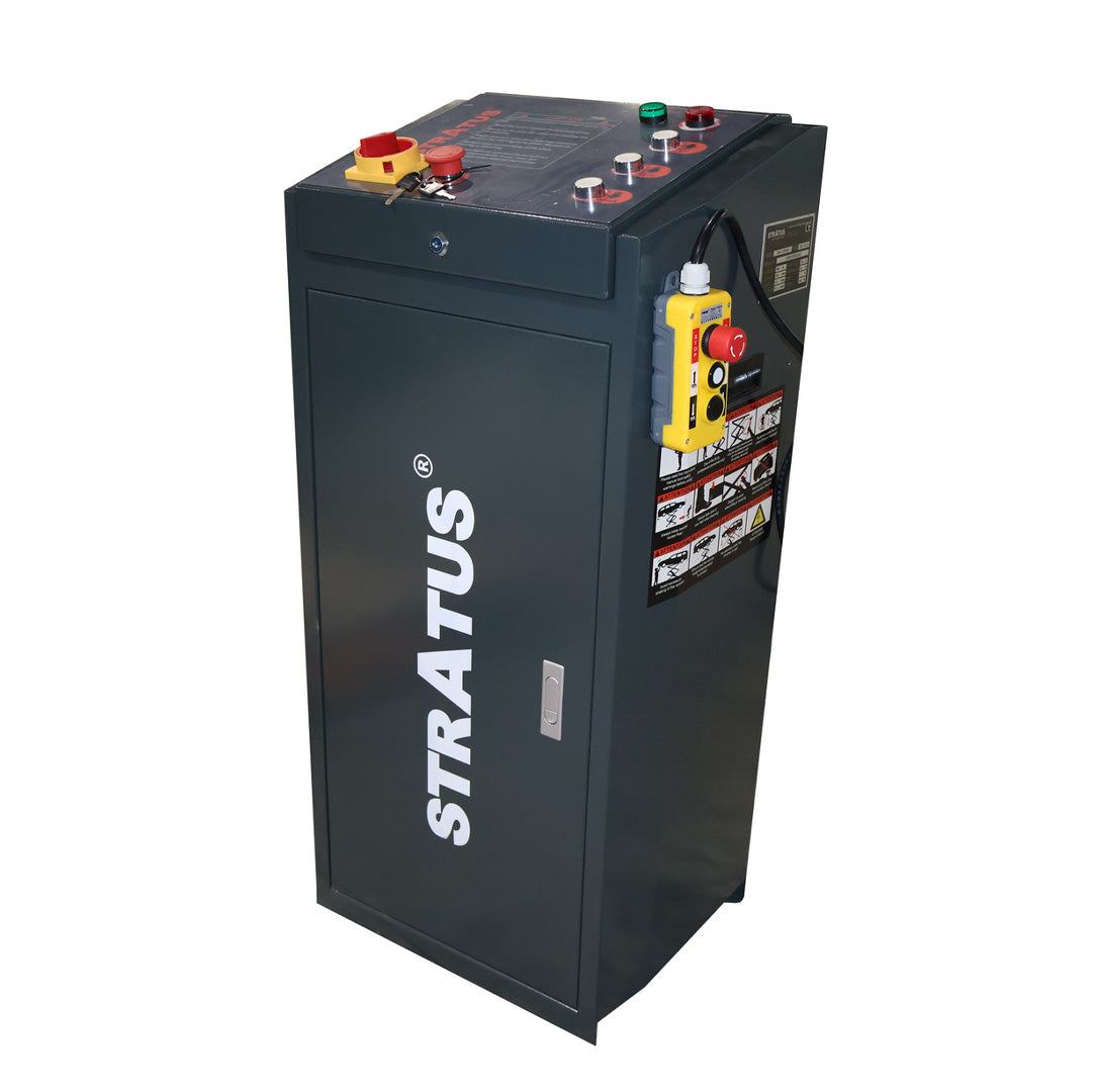 Stratus On Ground Low Profile Full Rise Scissor Lift, 9000 lbs, 220V, Pneumatic Release, Commercial Grade G3 SKU SAE-UT9000