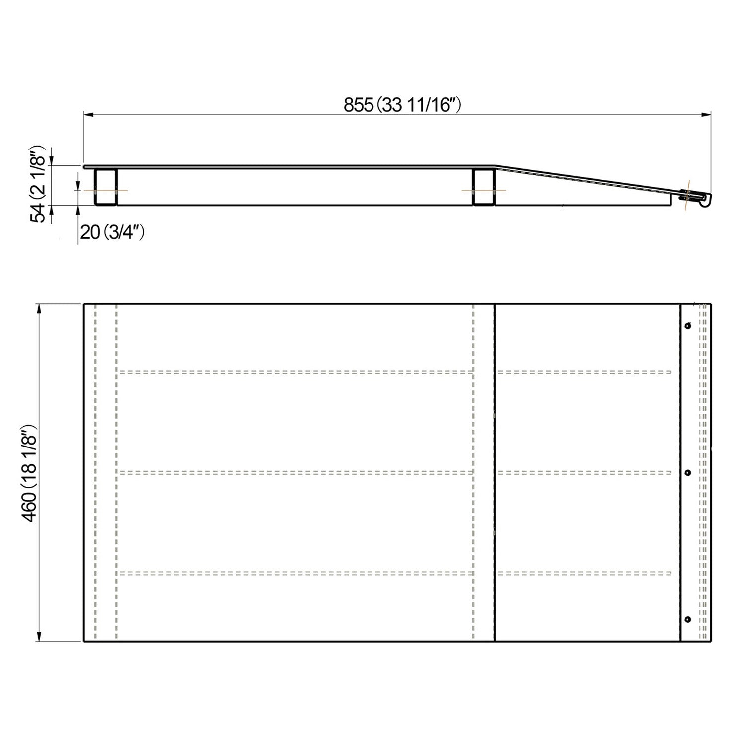 Stratus Mid Rise Scissor Auto Lift Approach Ramp Kit SKU SAE-RS9