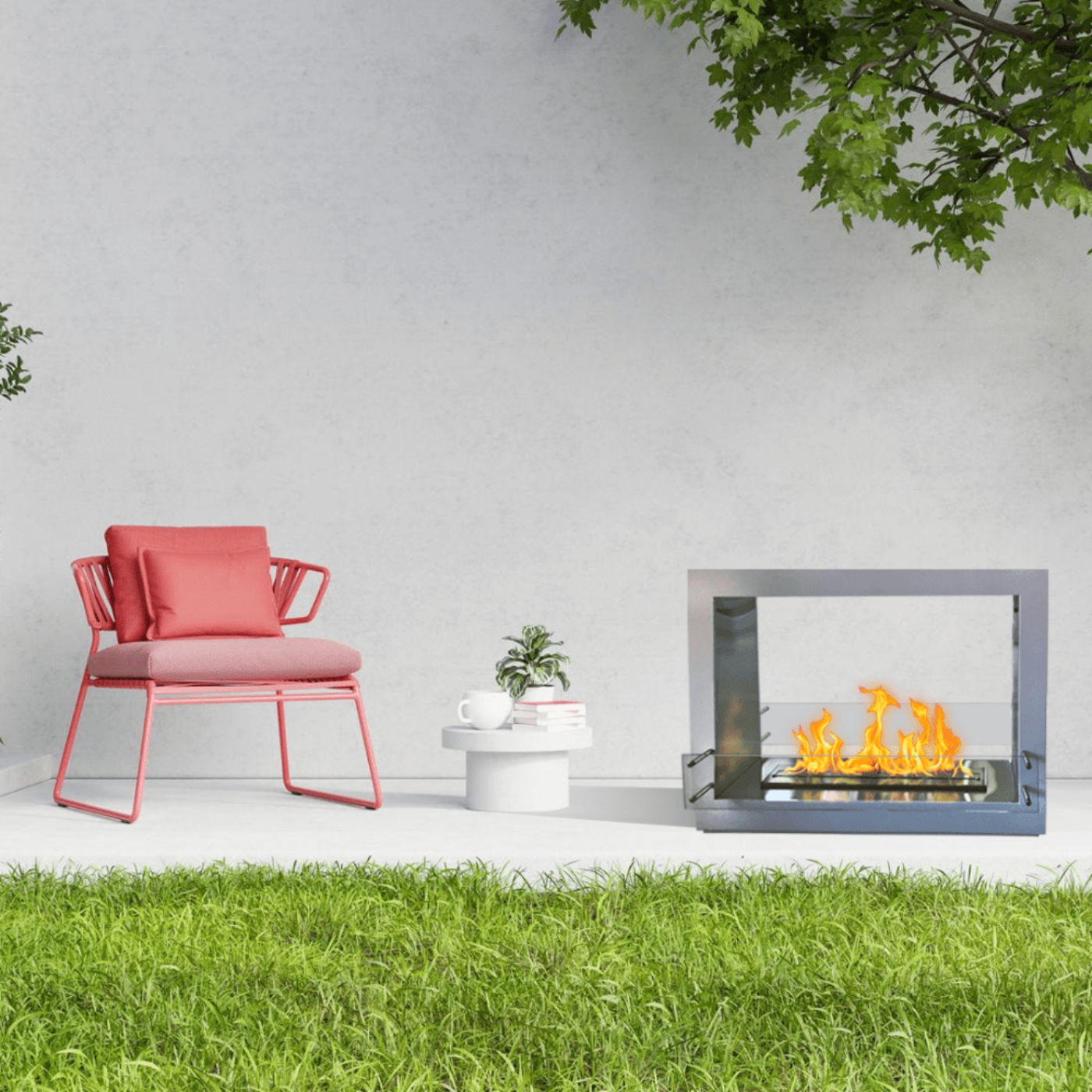 Bio Flame Sek XL 53-Inch Ethanol Fireplace SKU SEK XL