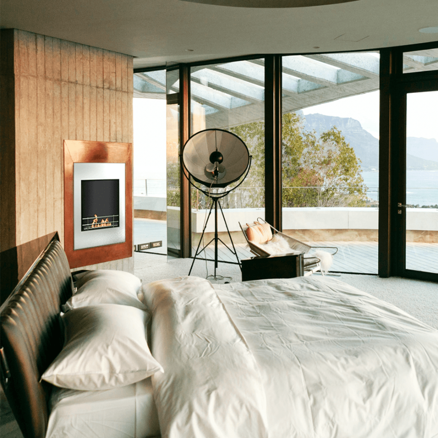 The Bio Flame Xelo 19-Inch Ethanol Fireplace SKU XELO-Silver