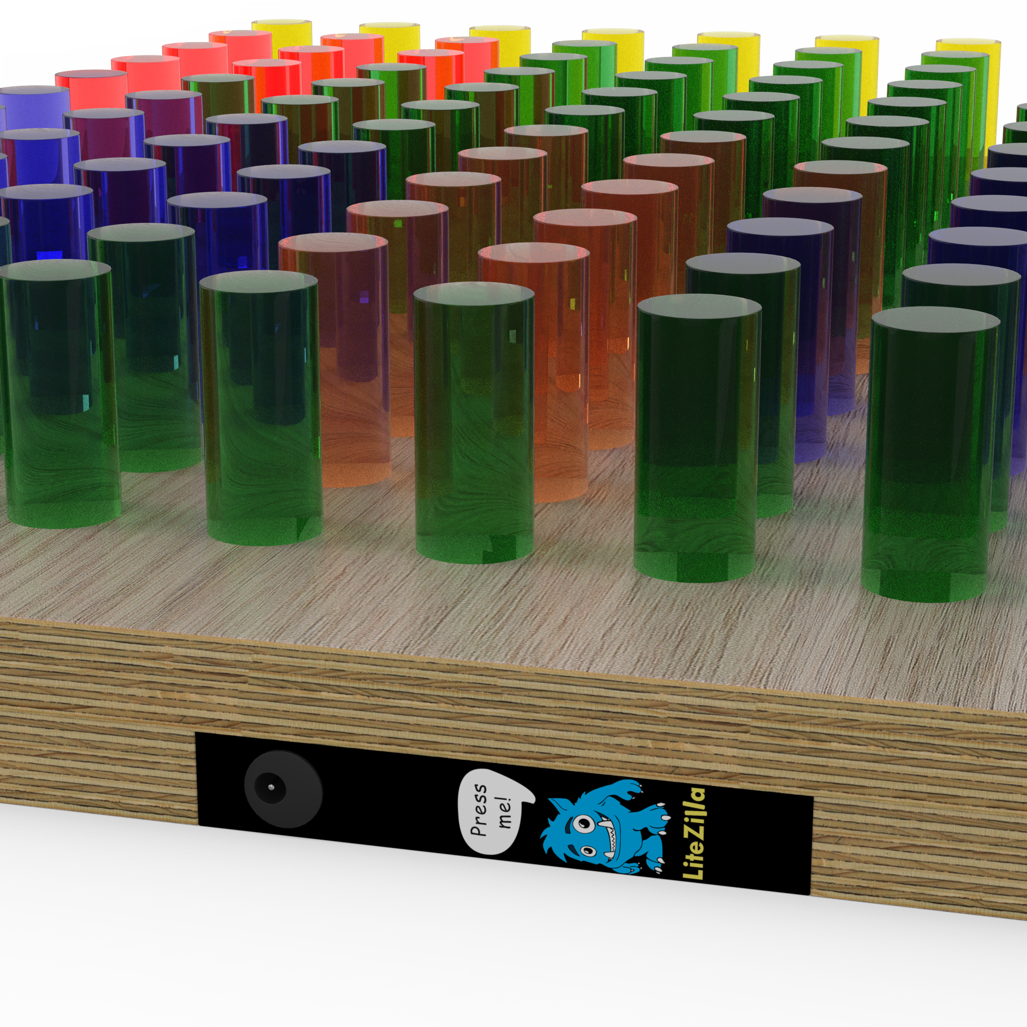 LiteZilla Mini Maple Stained Hardwood SKU LZ-MINI