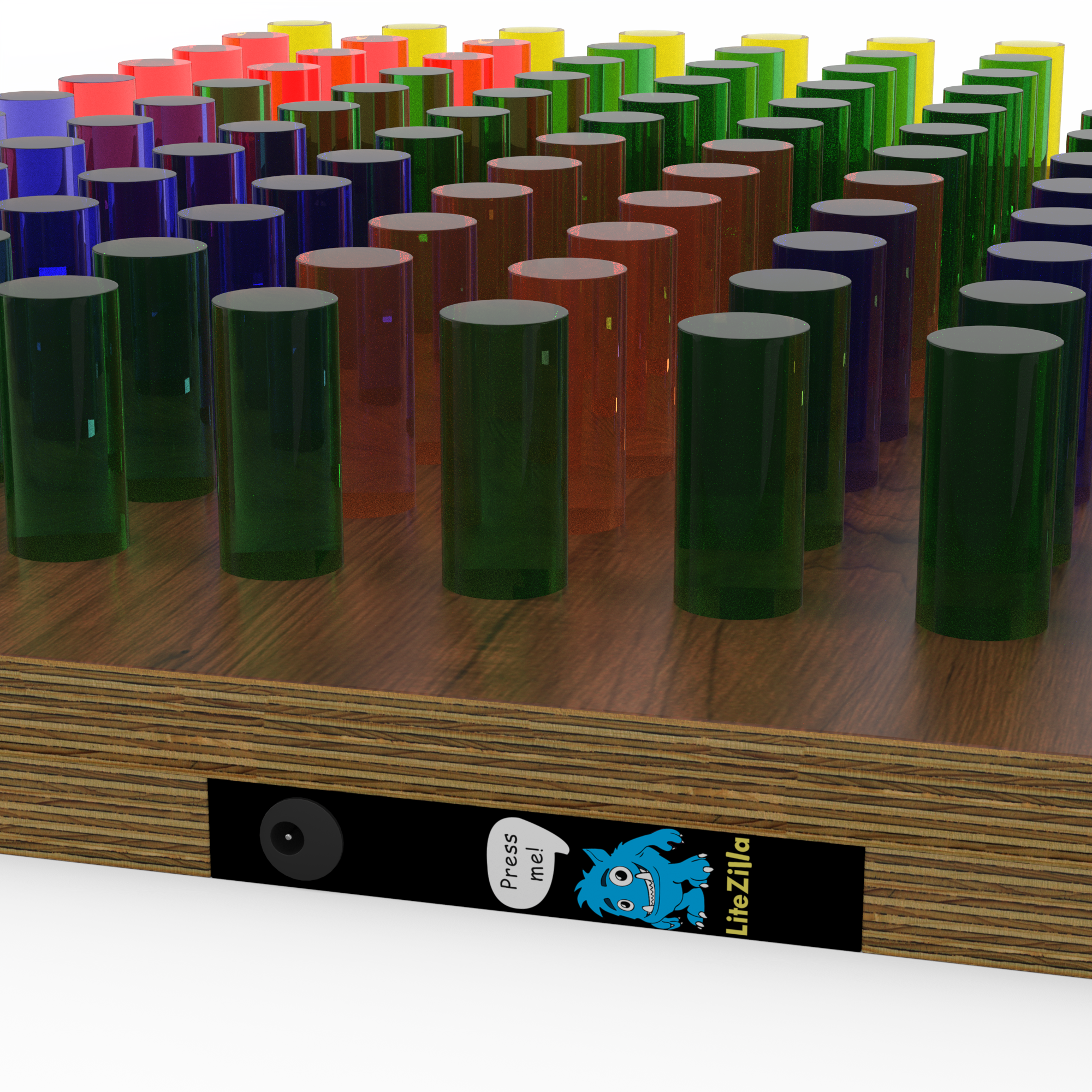 LiteZilla Mini Maple Stained Hardwood SKU LZ-MINI