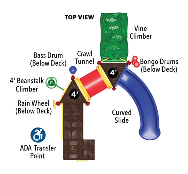 UltraPlay Deer Creek Playground SKU UPLAY-002
