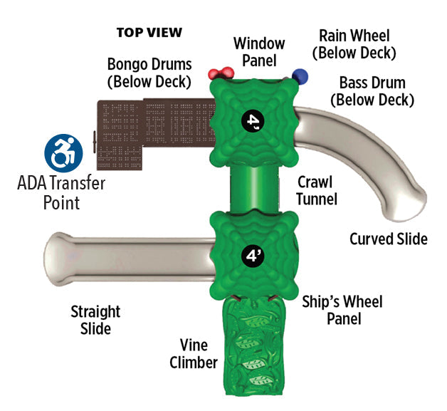 UltraPlay Signal Springs Playground SKU UPLAY-003