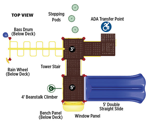 UltraPlay Maddie's Chase Playground SKU UPLAY-006