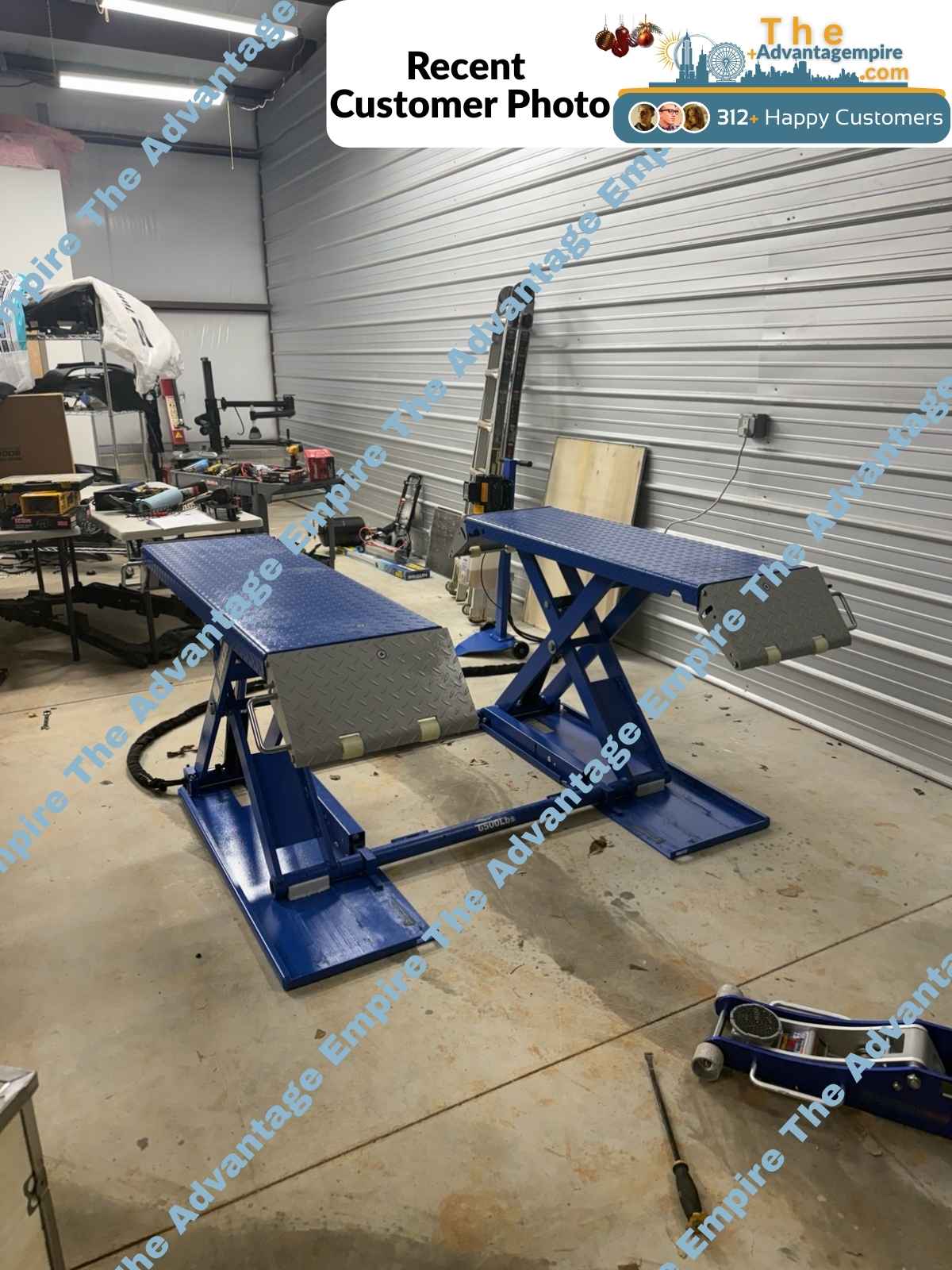 Tuxedo 6,500 lb Mid-Rise Portable Scissor Lift SKU MR6.5K-38