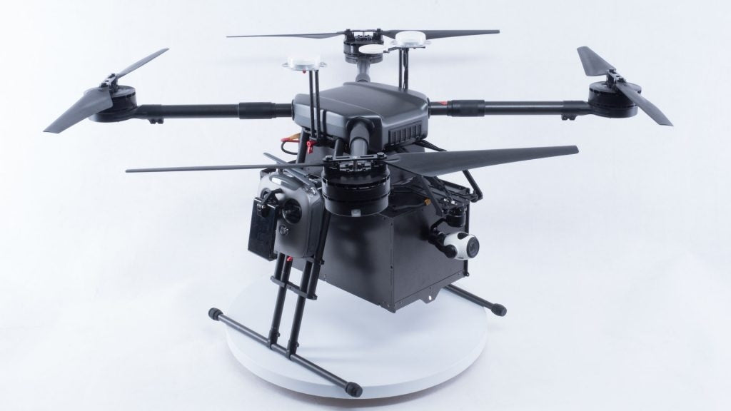 DJI Wind 4 Industrial Quadcopter Drone IP43 Rain, Dust Resistance 10kg Payload SKU CP.HY.00000011.01