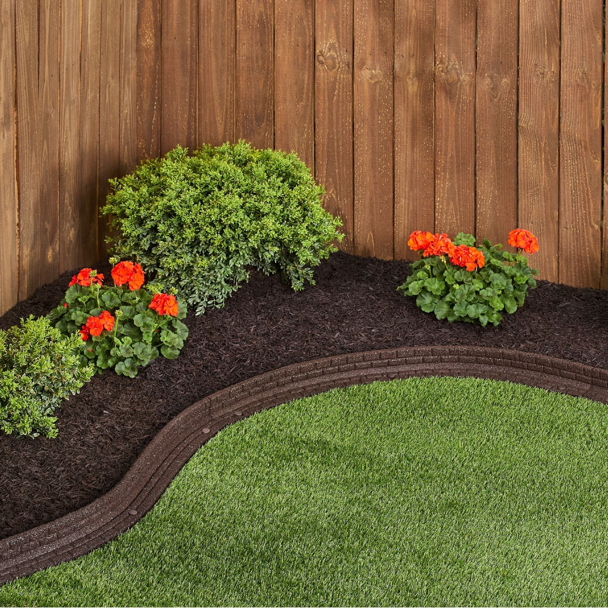 Ground Smart Rubber Brickface Edging SKU GSBFE48