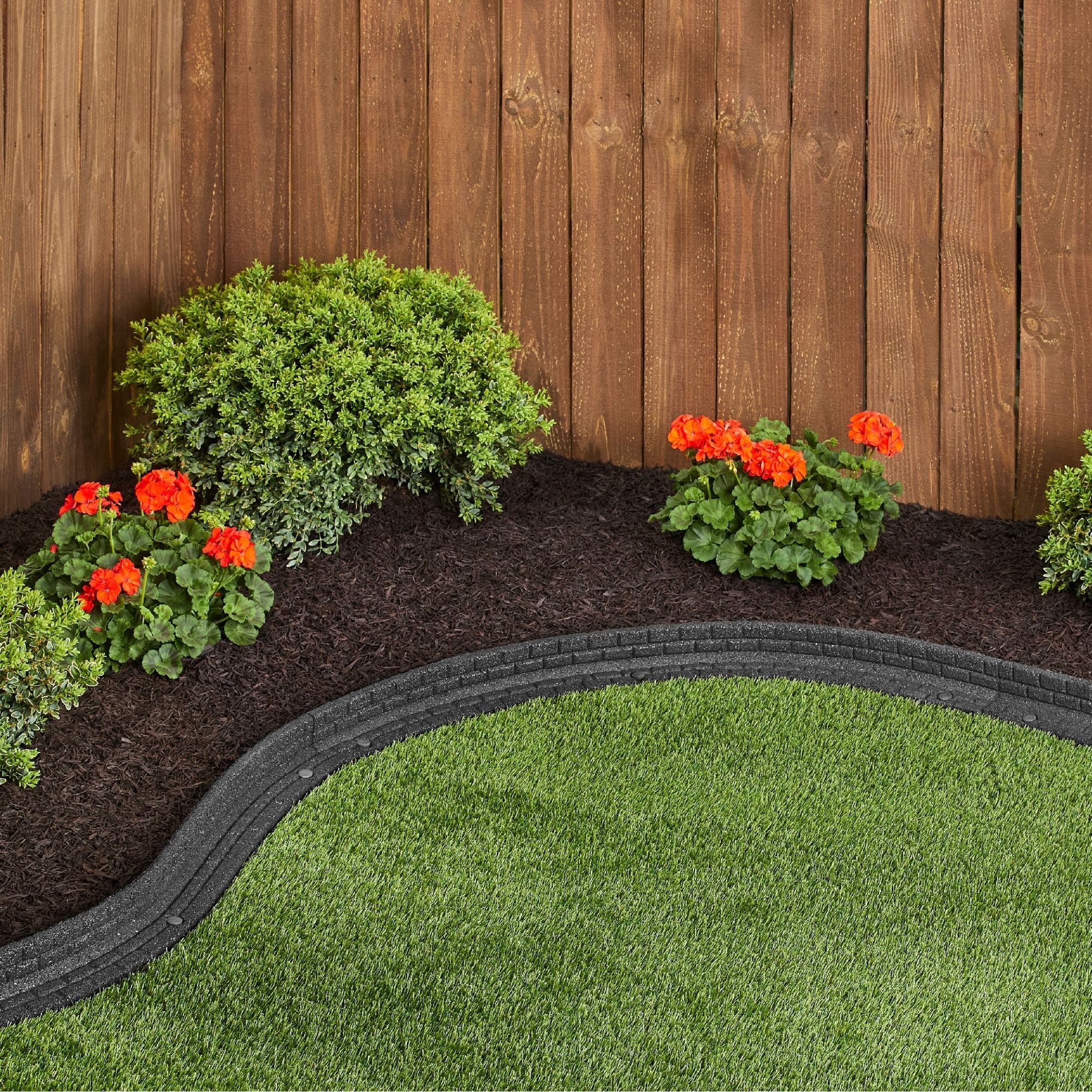 Ground Smart Rubber Brickface Edging SKU GSBFE48