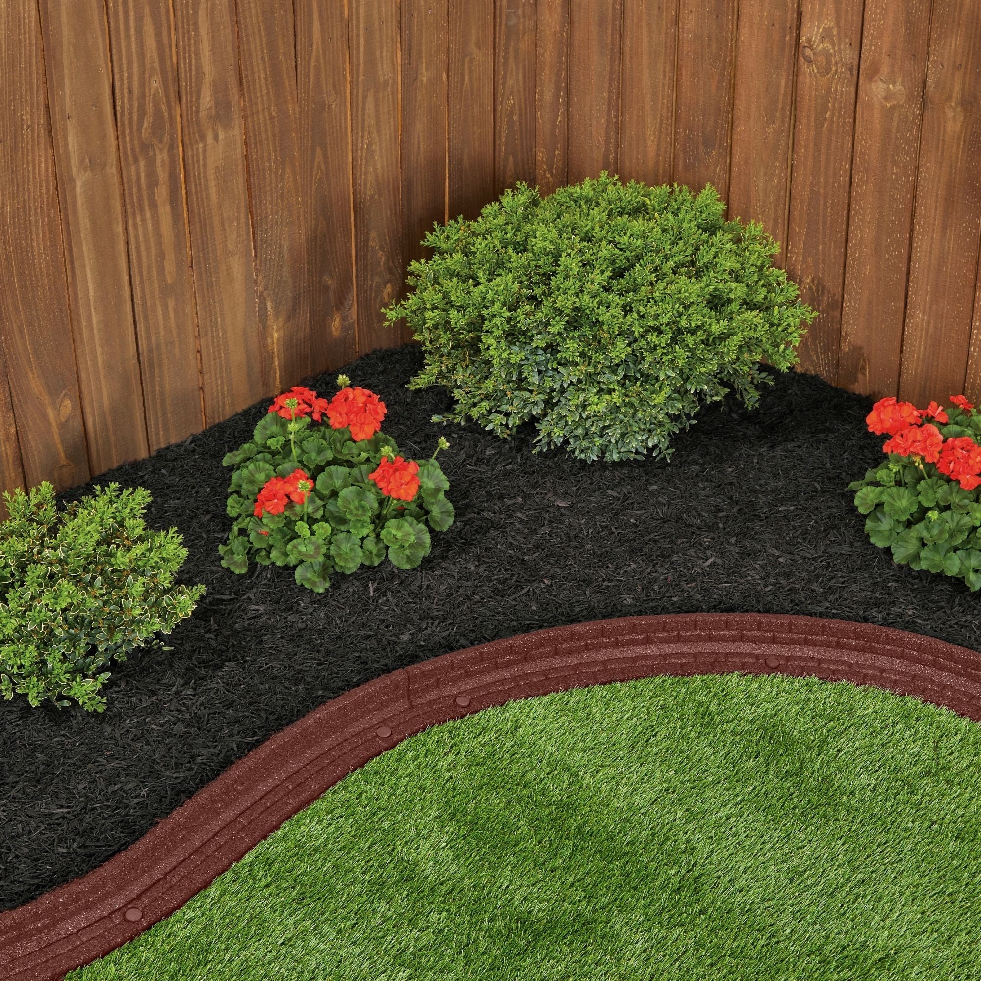 Ground Smart Rubber Brickface Edging SKU GSBFE48