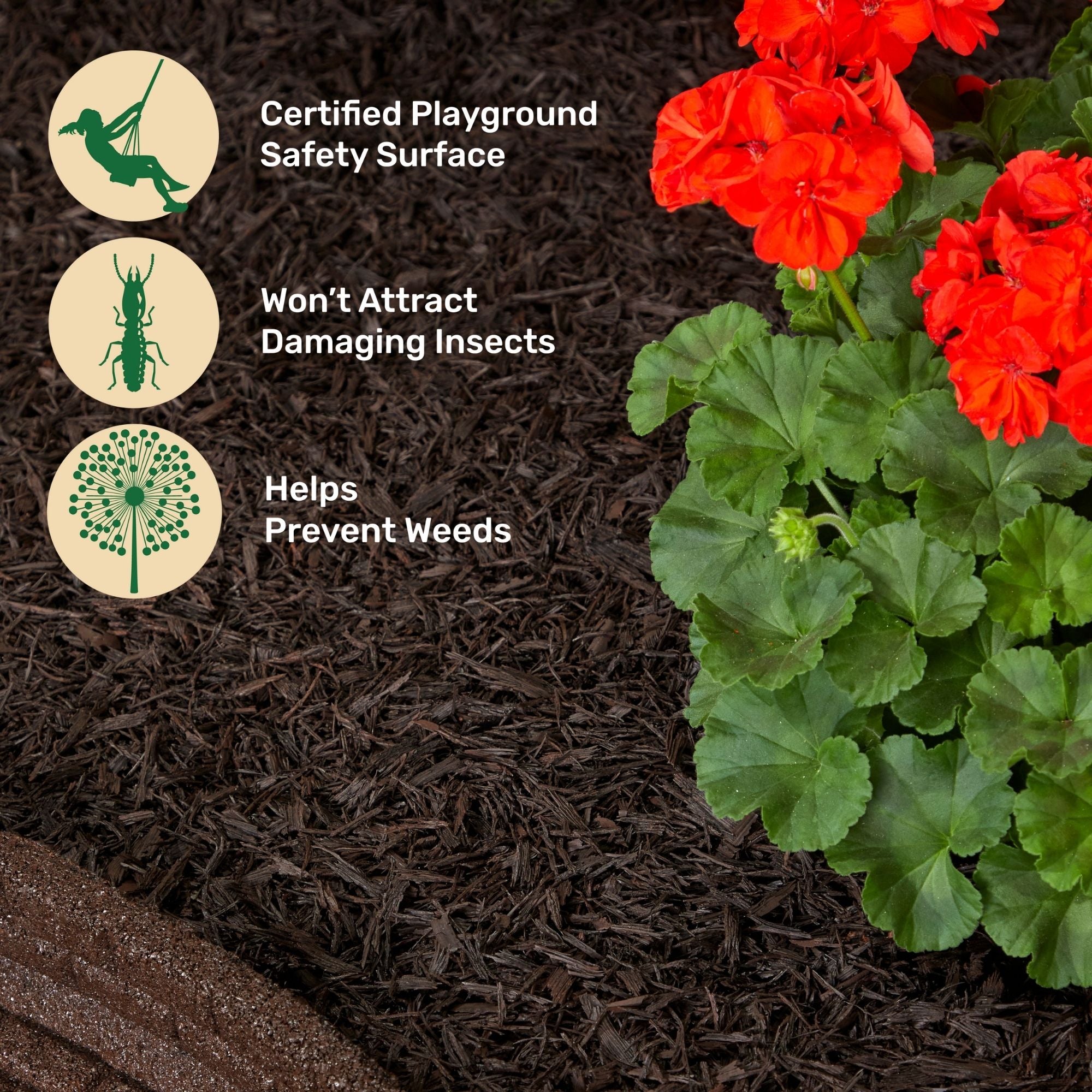 Ground Smart Premium Shredded Buffings Mulch SKU GSRMShredded
