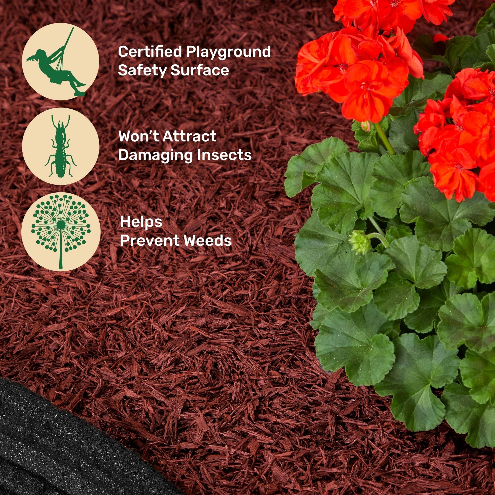 Ground Smart Premium Shredded Buffings Mulch SKU GSRMShredded