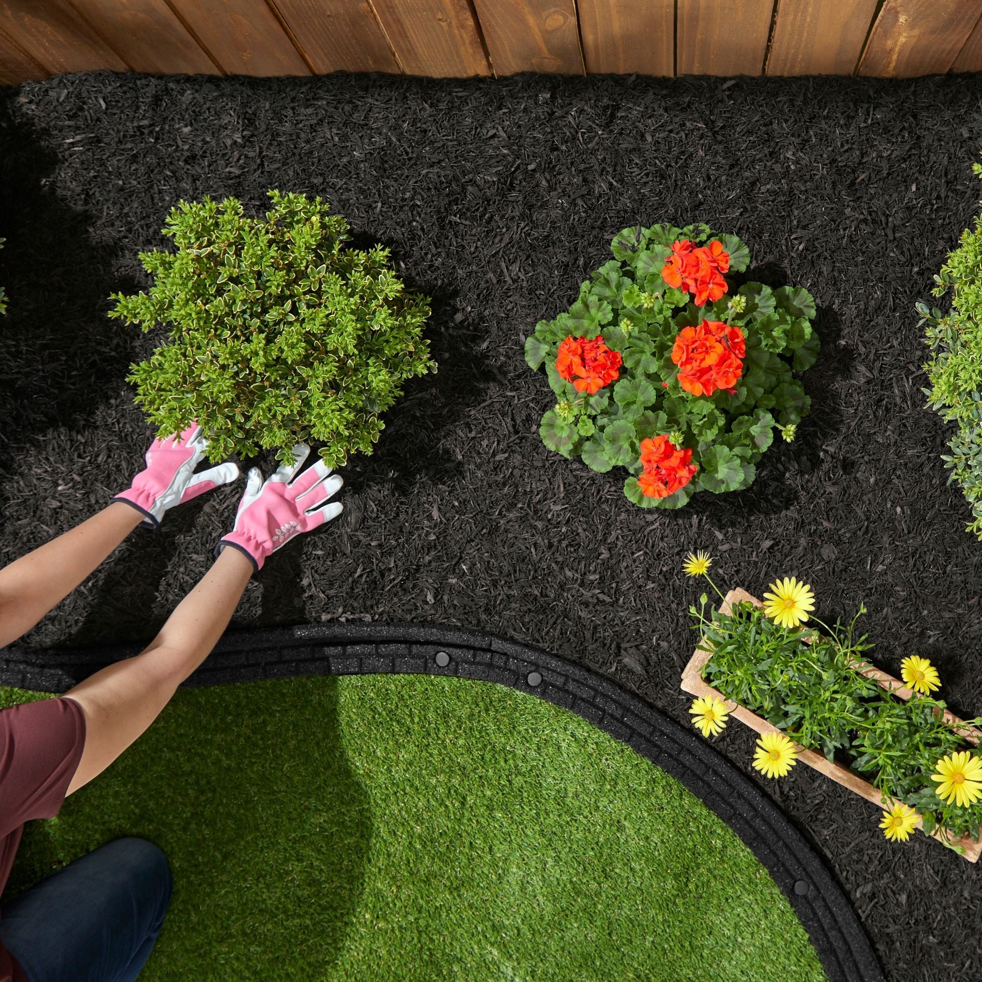 Ground Smart Premium Shredded Buffings Mulch SKU GSRMShredded
