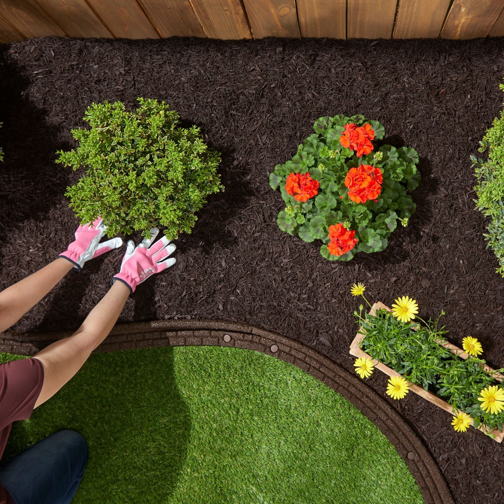 Ground Smart Premium Shredded Buffings Mulch SKU GSRMShredded