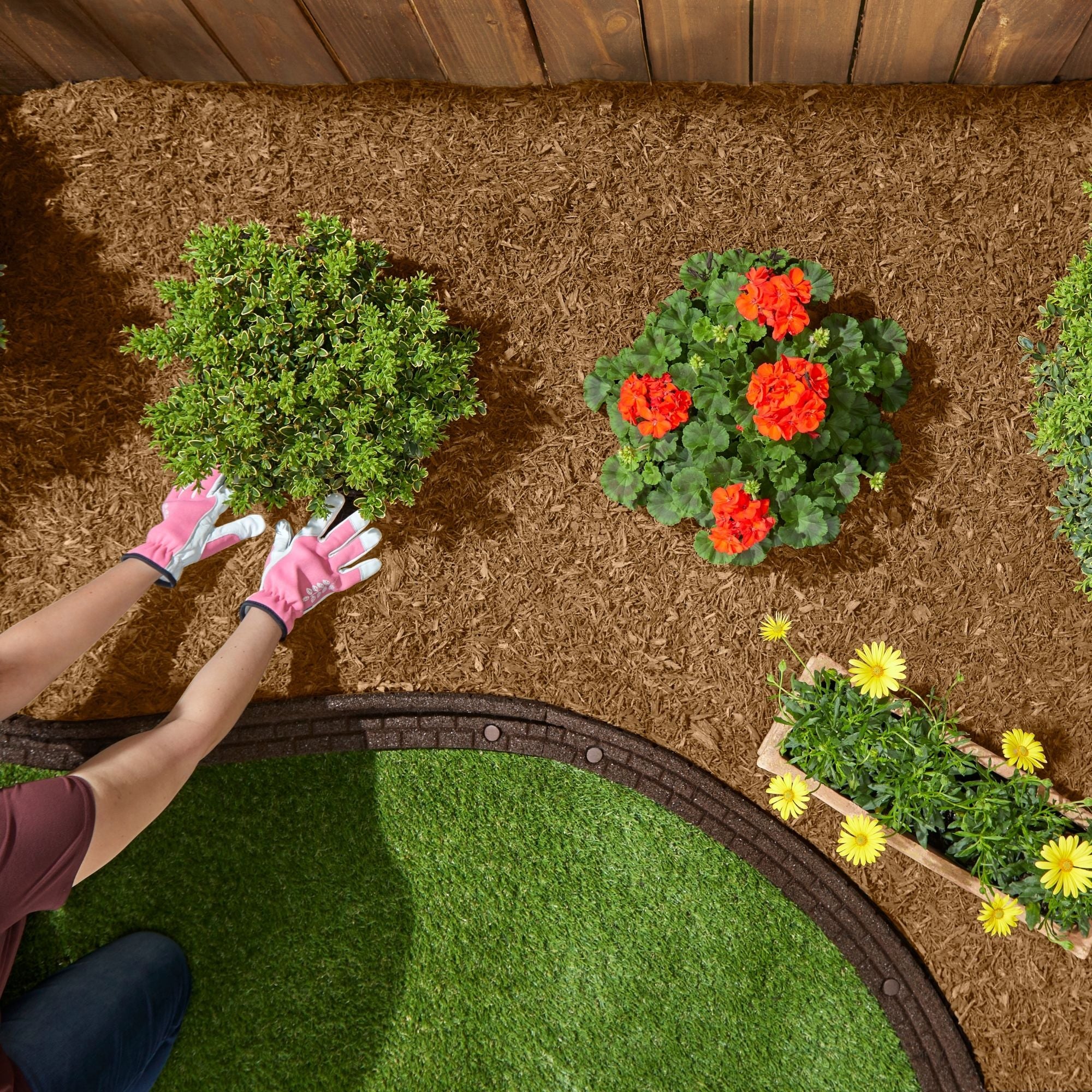 Ground Smart Premium Shredded Buffings Mulch SKU GSRMShredded