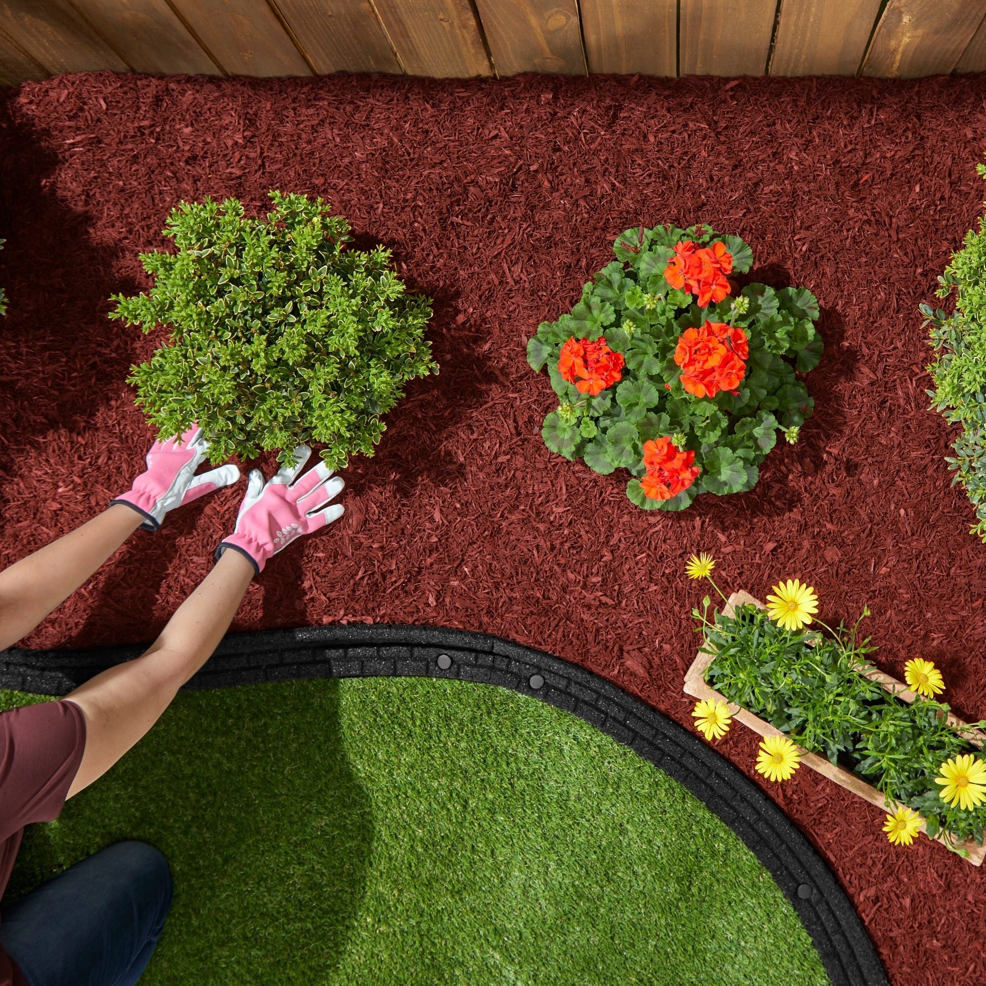 Ground Smart Premium Shredded Buffings Mulch SKU GSRMShredded