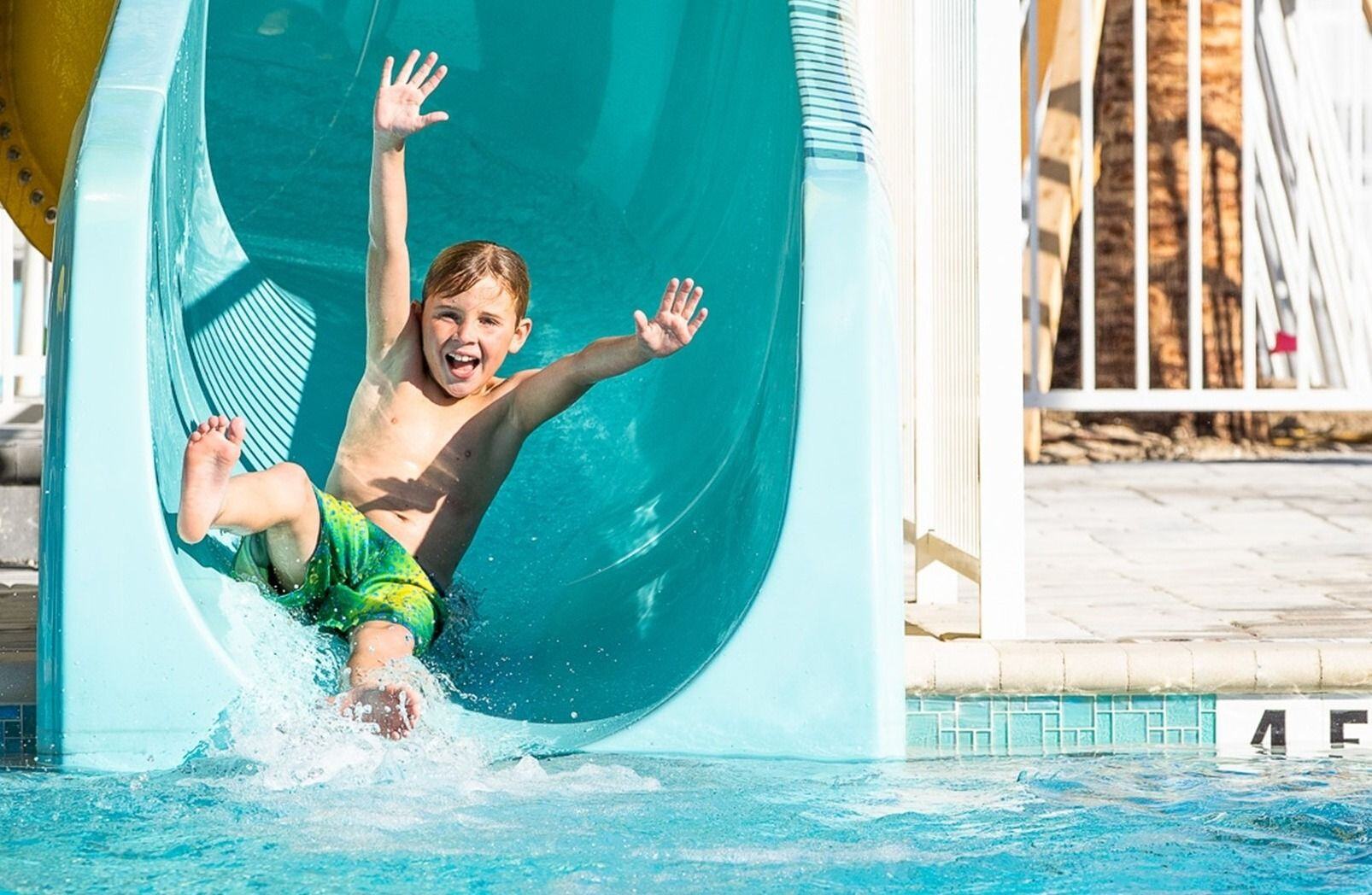 Spectrum Aquatics SlideWorx Kiddie Pool Slide SKU 233403