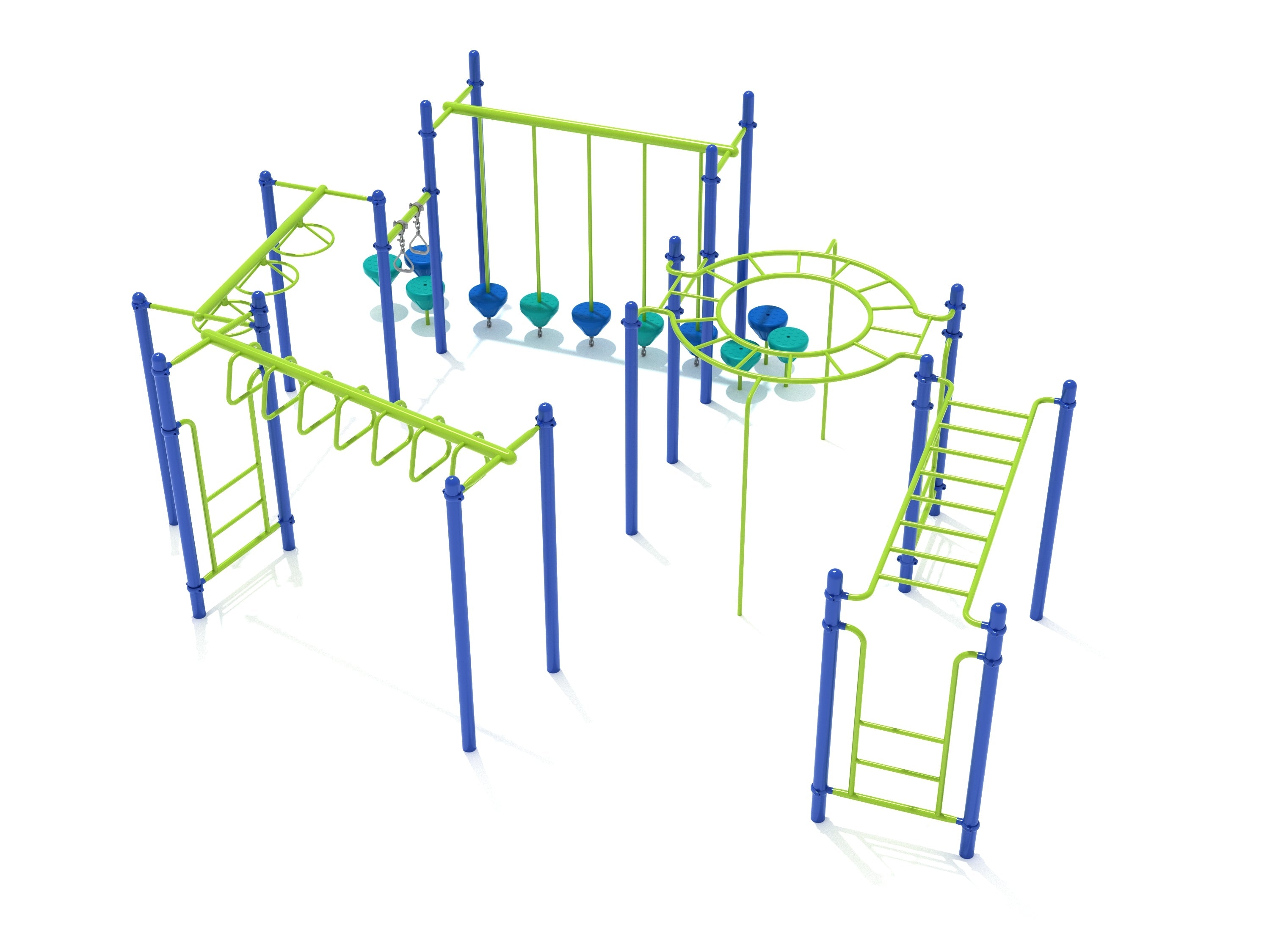 Playground Equipment Terre Haute Fitness Course SKU PKP246