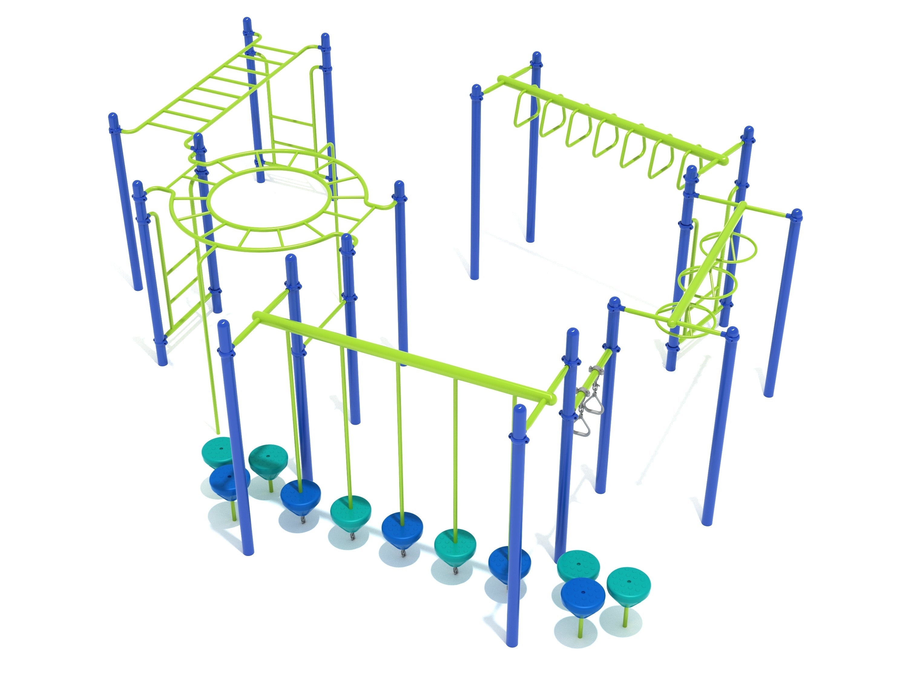 Playground Equipment Terre Haute Fitness Course SKU PKP246