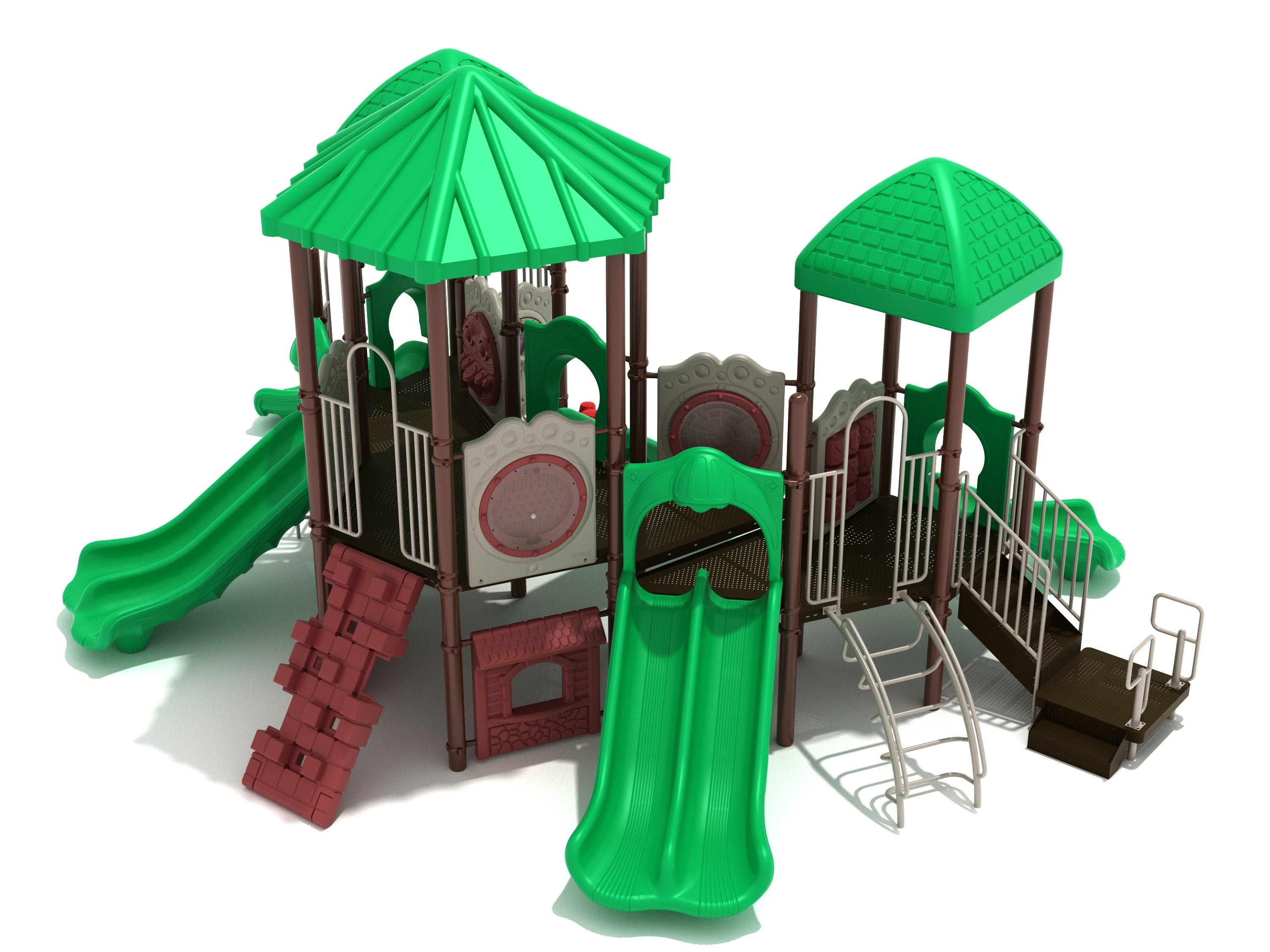 Playground Equipment Evergreen Gardens Playground SKU PMF025