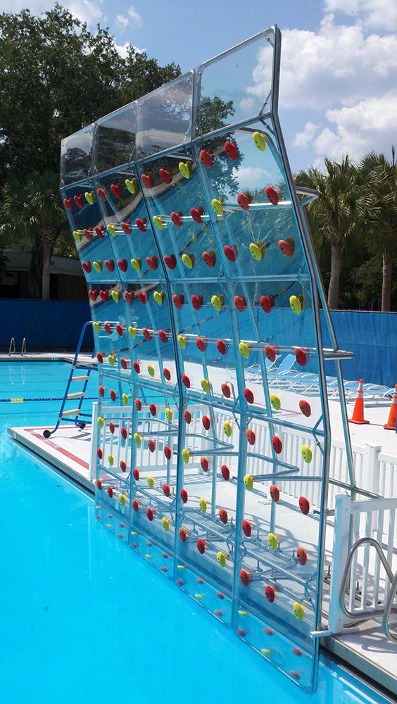 Spectrum Aquatics KerSplash Challlenger Pool Climbing Wall, 8 Foot Tall x 4 Foot Wide SKU 70535