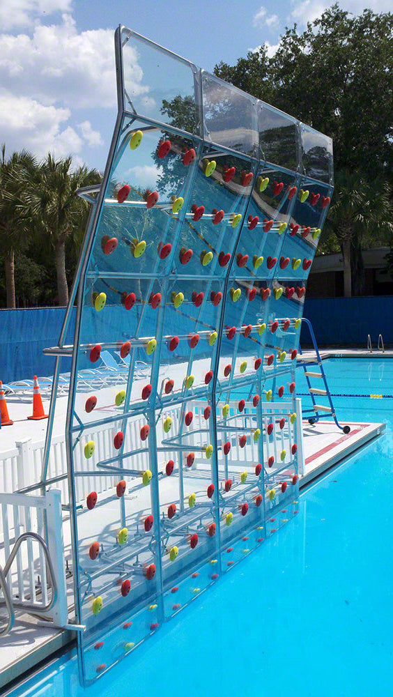 Spectrum Aquatics KerSplash Challenger Pool Climbing Wall 16 Foot Tall SKU 70537