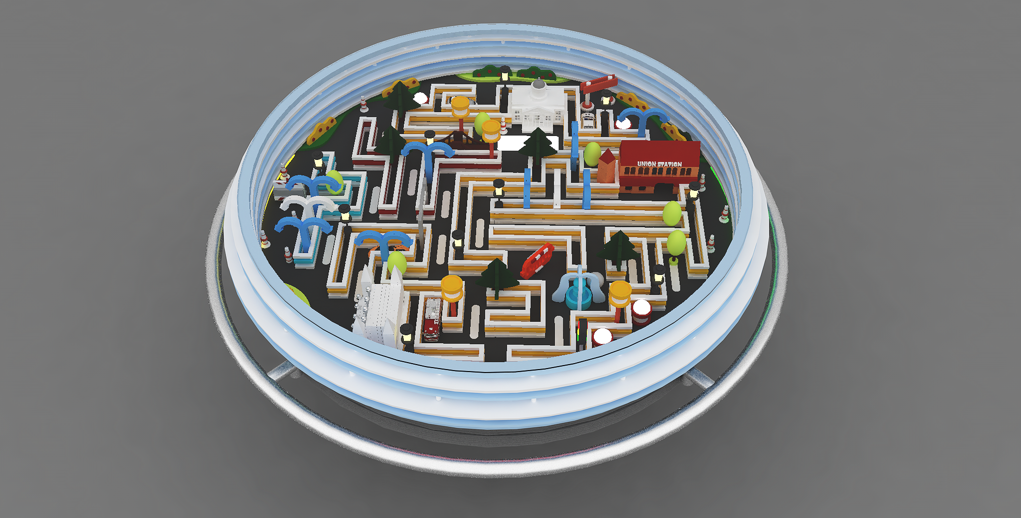LiteZilla Twistopia Tabletop Labyrinth SKU LZ-TWISOTPIA