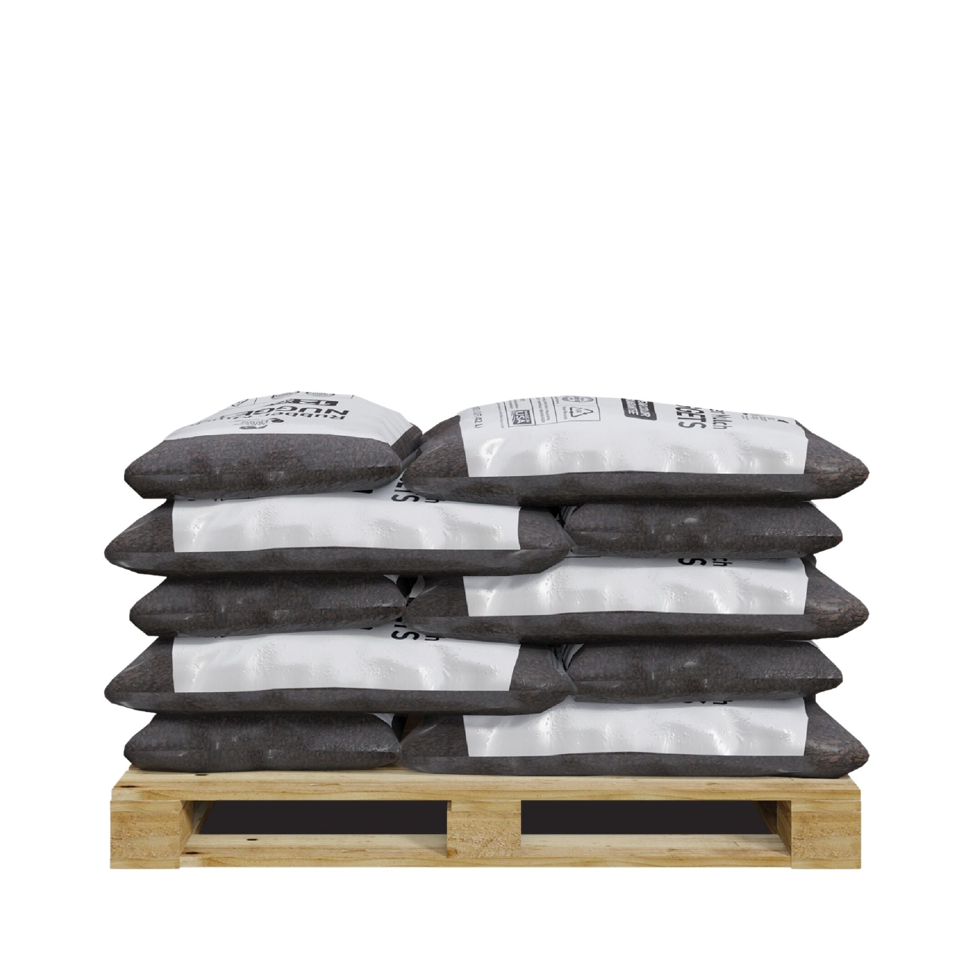 GroundSmart Premium Nugget Rubber Mulch SKU GSRMNuggets