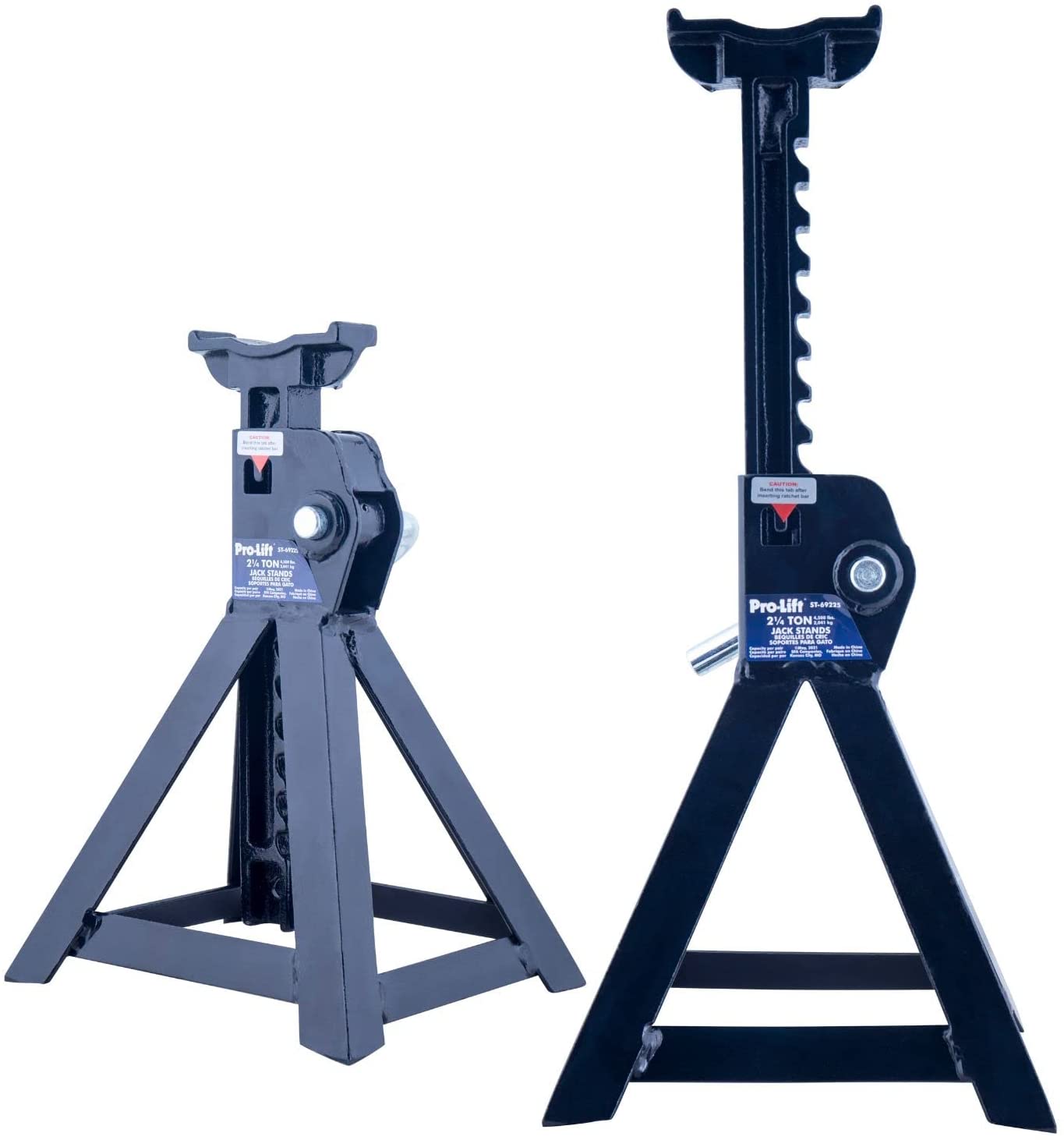 Pro-Lift 2-1/4 Ton Jack Stands, Sturdy Steel Construction for Auto, Truck, Farm and Shop Use SKU ST-69225
