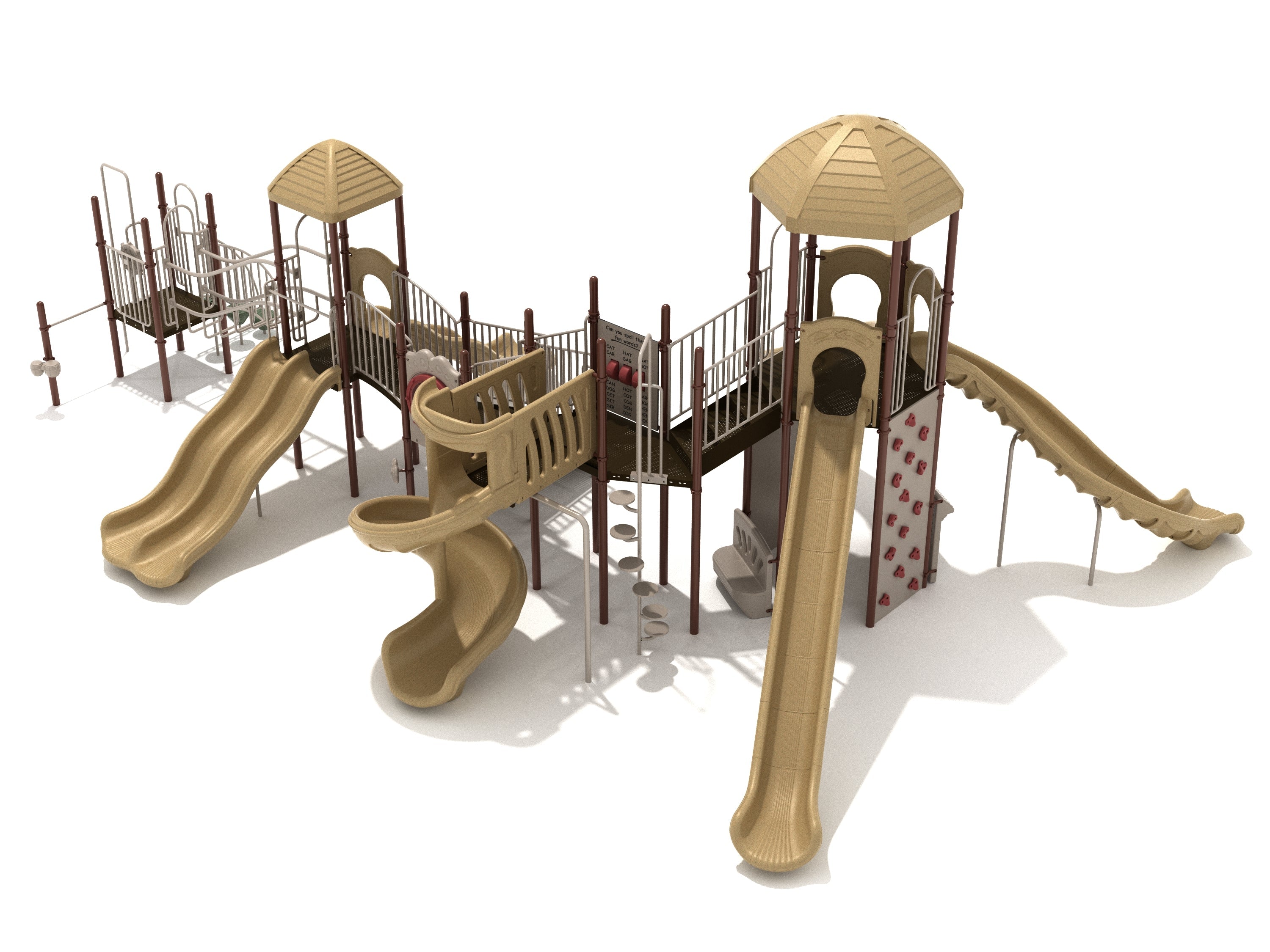 Playground Equipment Wood's Cross Playground SKU PKP283