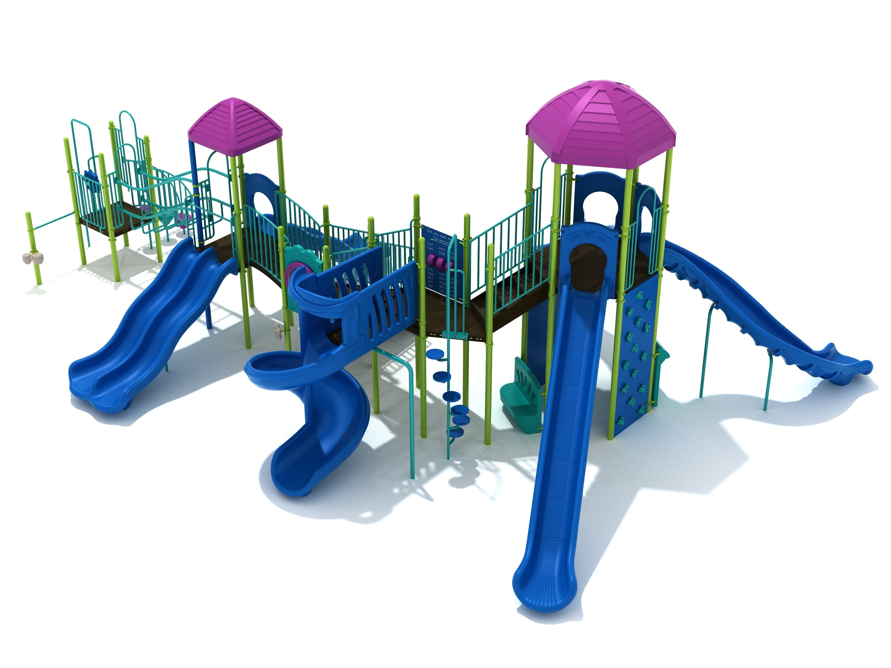 Playground Equipment Wood's Cross Playground SKU PKP283