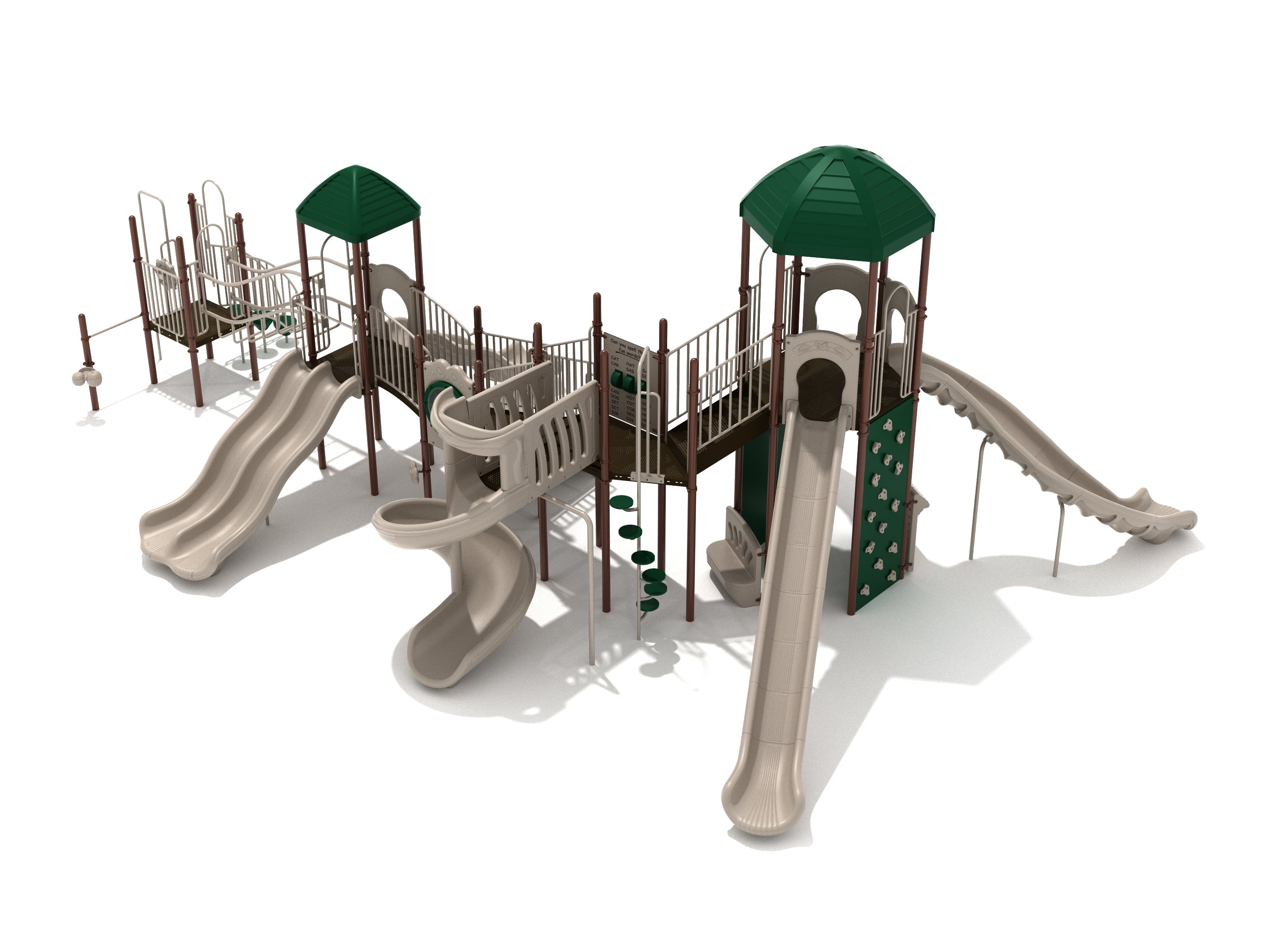 Playground Equipment Wood's Cross Playground SKU PKP283