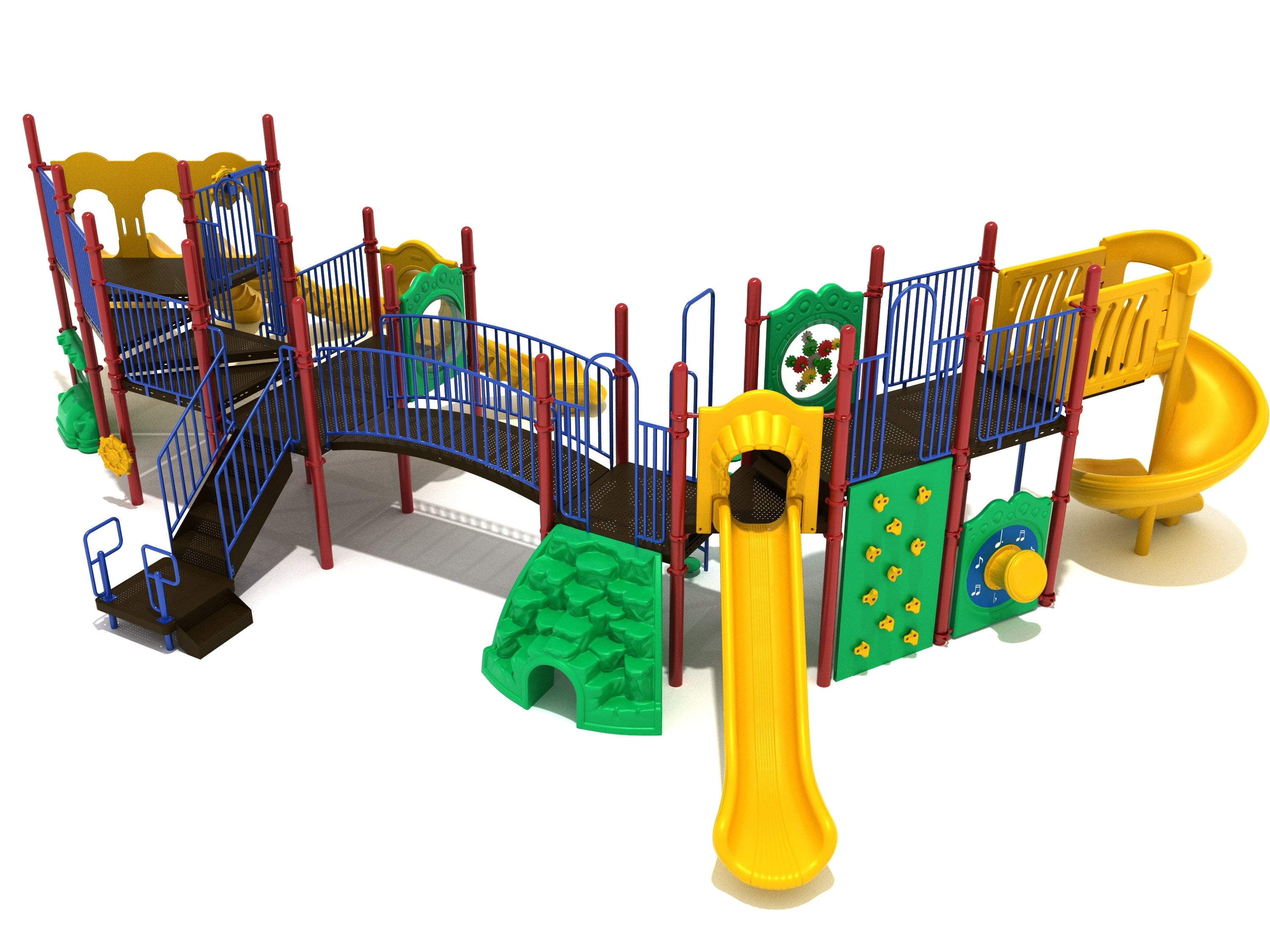 Playground Equipment Bakers Ferry Playground SKU PMF052