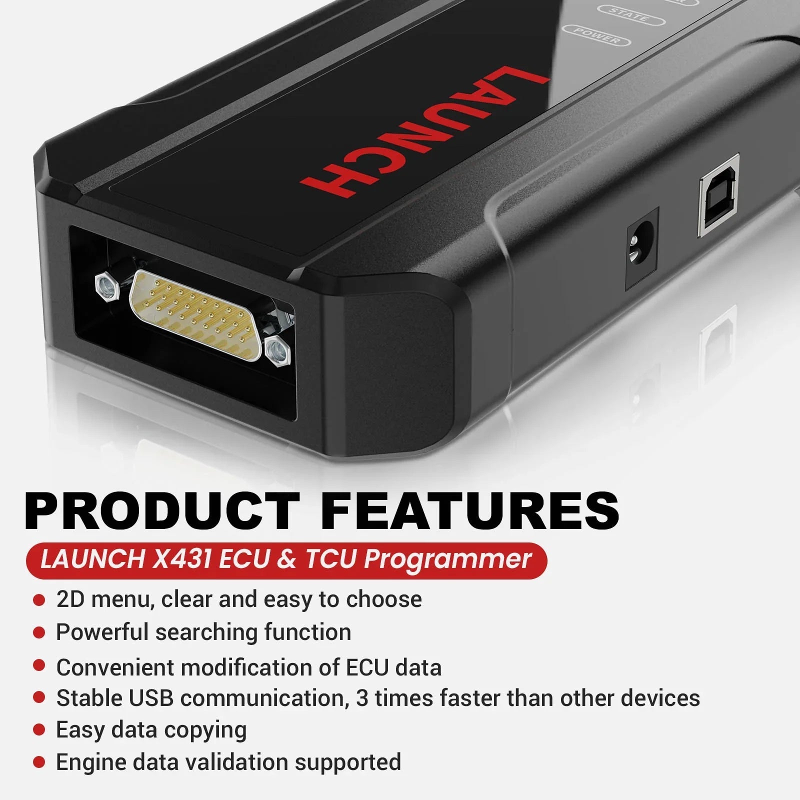 Launch Tech USA X-431 ECU Module Cloning Equipment Overseas Configuration ThinkCar & TopDon SKU 307010282