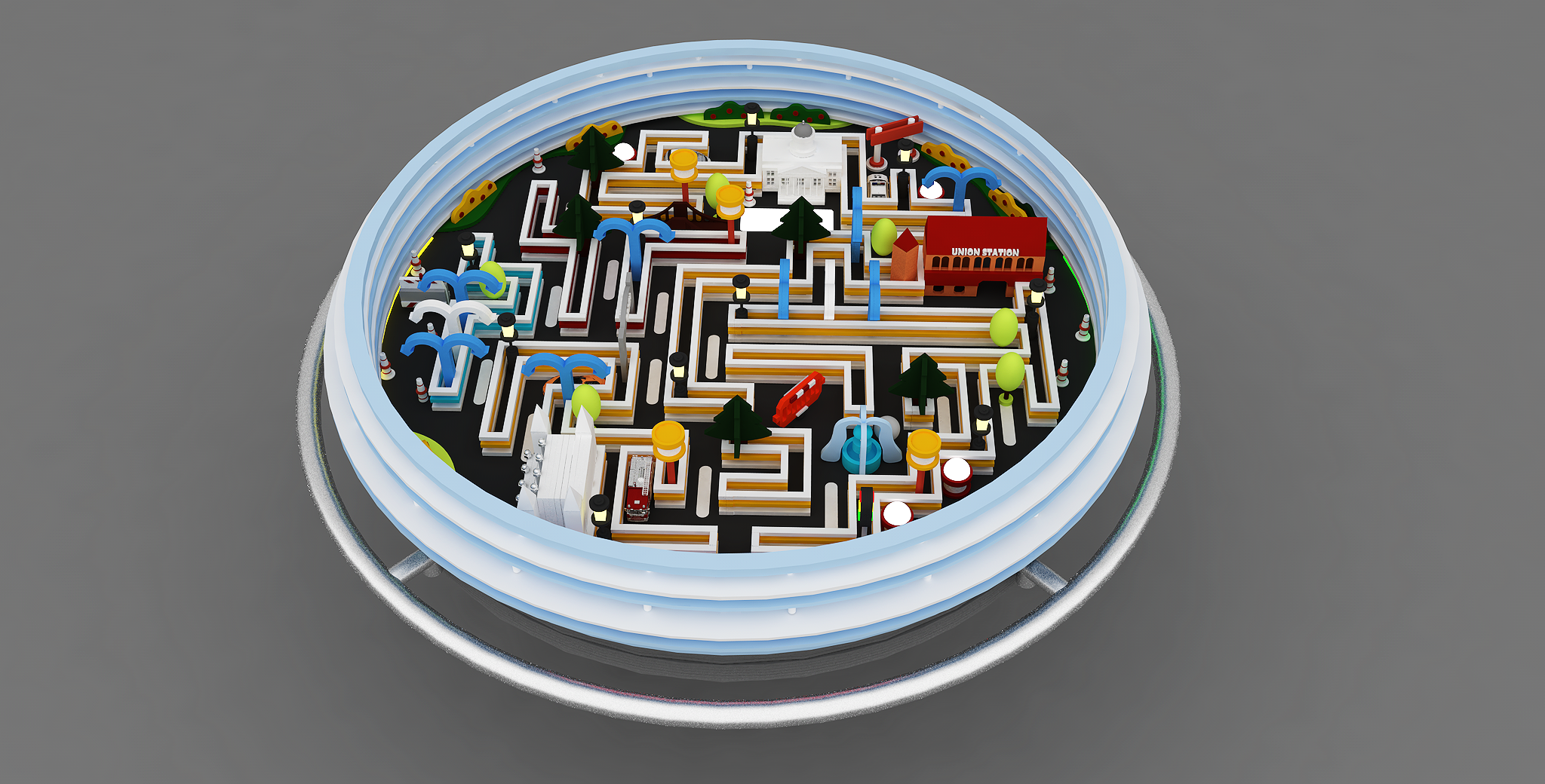LiteZilla Twistopia Tabletop Labyrinth SKU LZ-TWISOTPIA